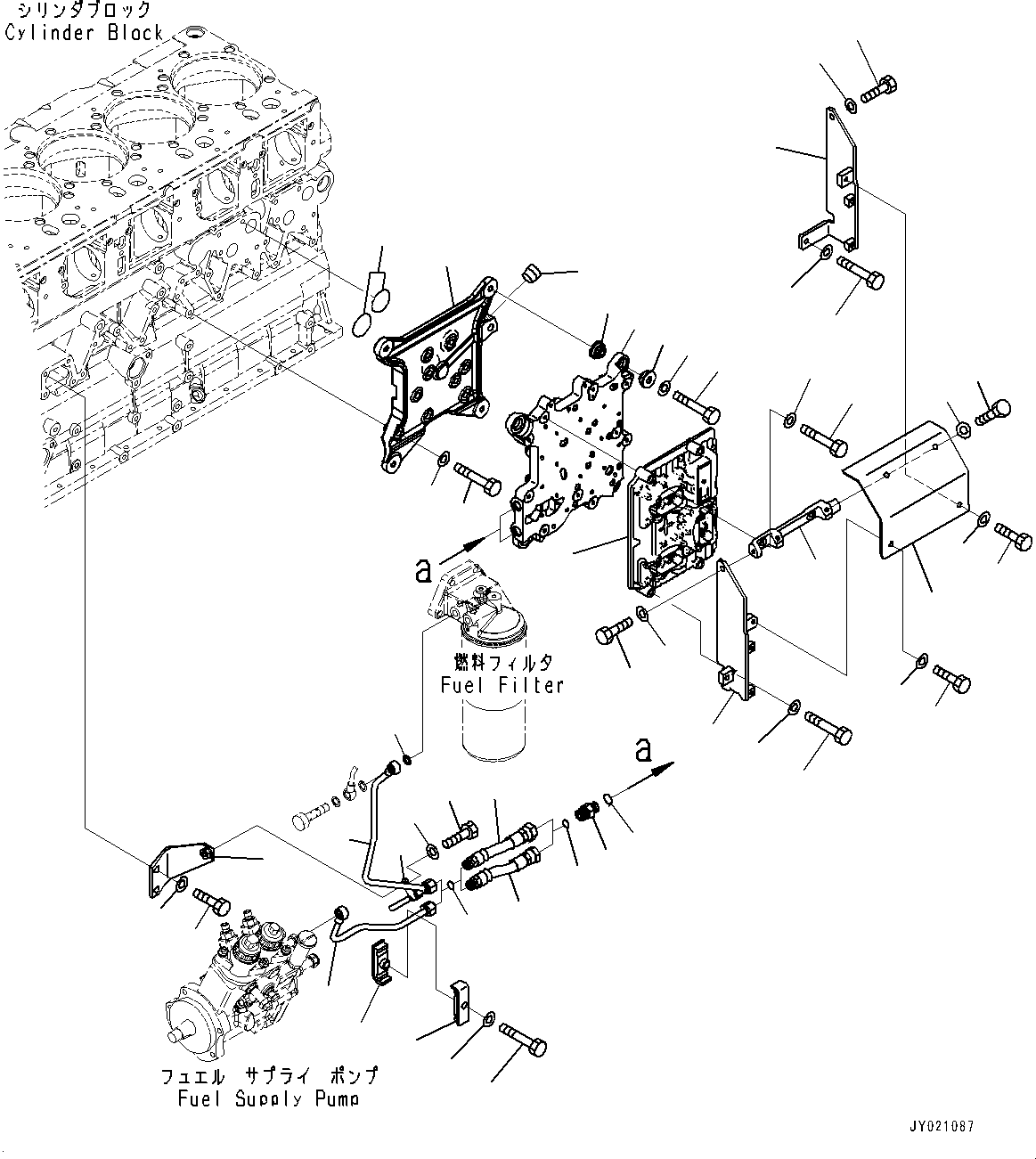 Komatsu parts book diagram for SAA6D140E-6 S/N 730001-UP (For HM400-3): ґЭјЮЭ єЭДЫ ?Ч, (#730001-)
