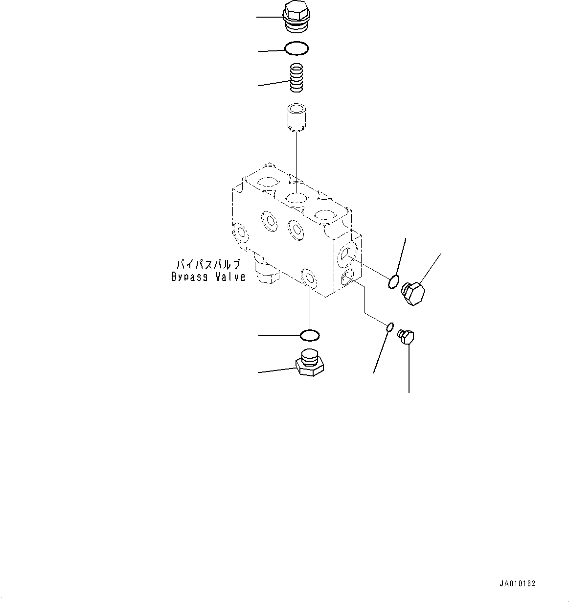 Bulldozers Komatsu / D39PX-23 S/N 90001-UP(0000693C) / Hydraulic Oil Cooler Piping, Inner Parts, Bypass Valve (2/2) (#90001-)(H006003 : H0320-001003)