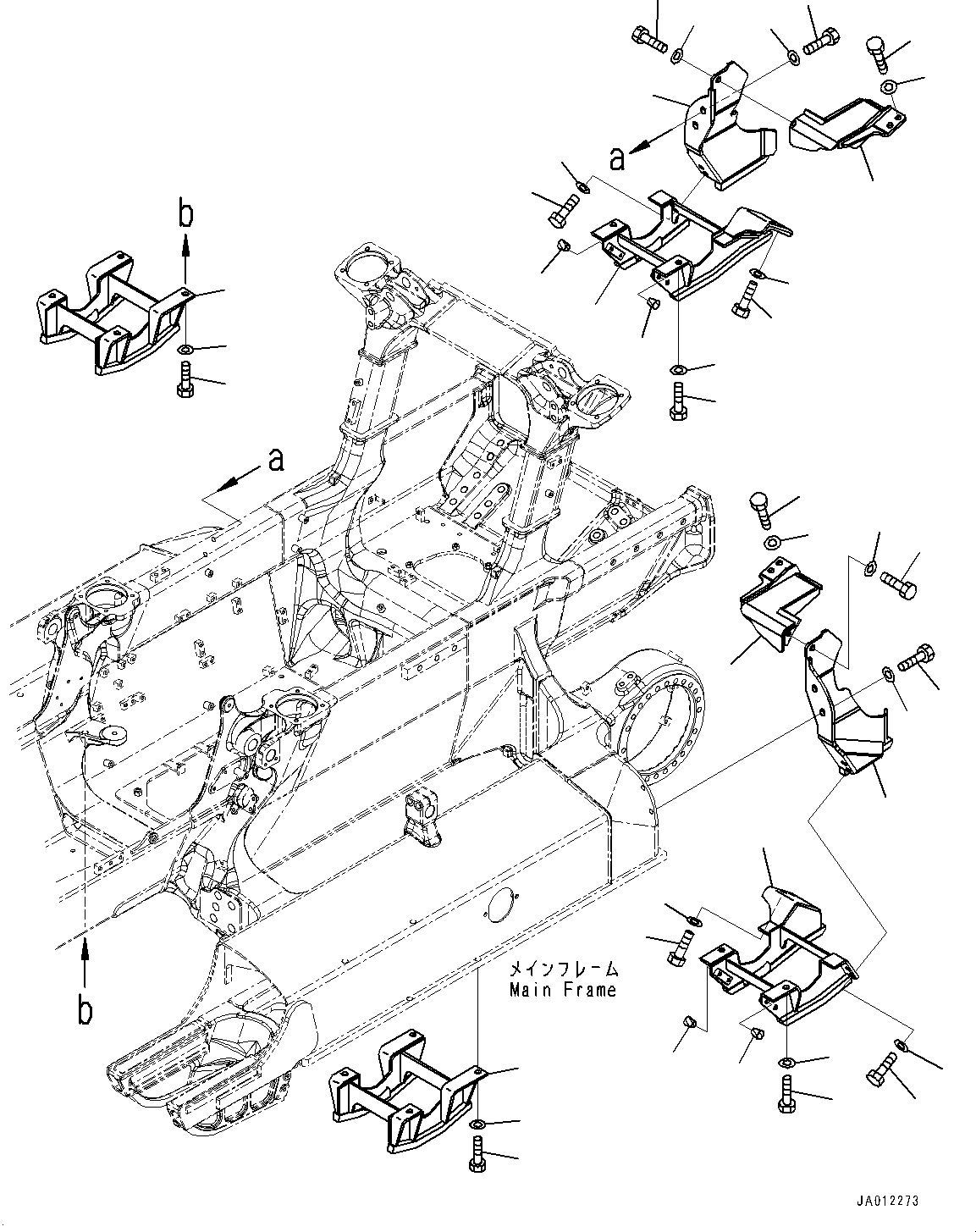 Bulldozers Komatsu / D39PX-23 S/N 90001-UP(0000693C) / Track Link Assembly (#90001-)(R021001 : R0501-002001)