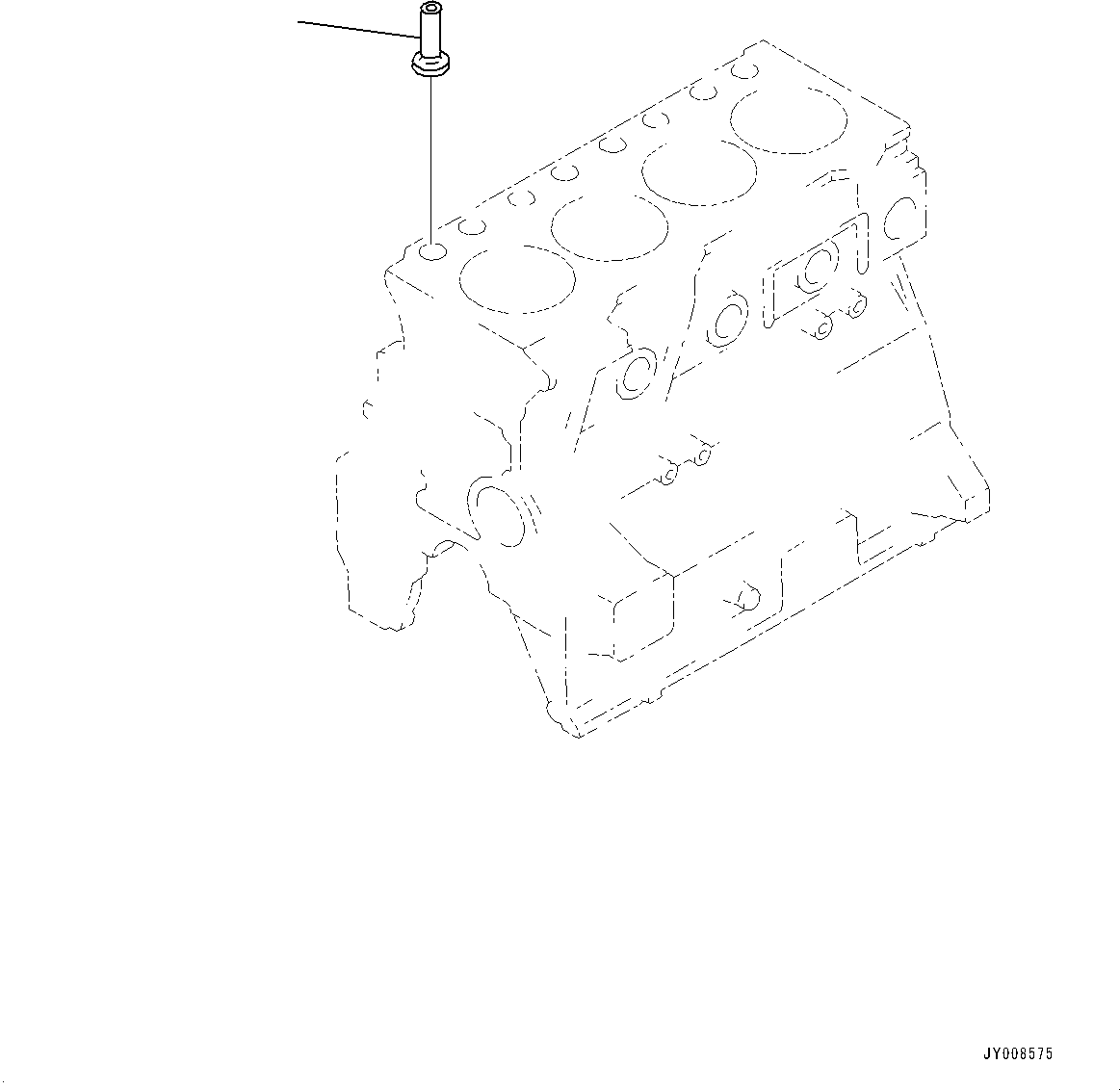 Engines Komatsu / SAA4D95LE-6AA S/N 700001-UP (For D37EX-23/D37EXI-23/D37PX-23/D37PXI-23)(0000695C) / Cylinder Block, Tappet (#700001-)(B009002 : ABB00-001002)