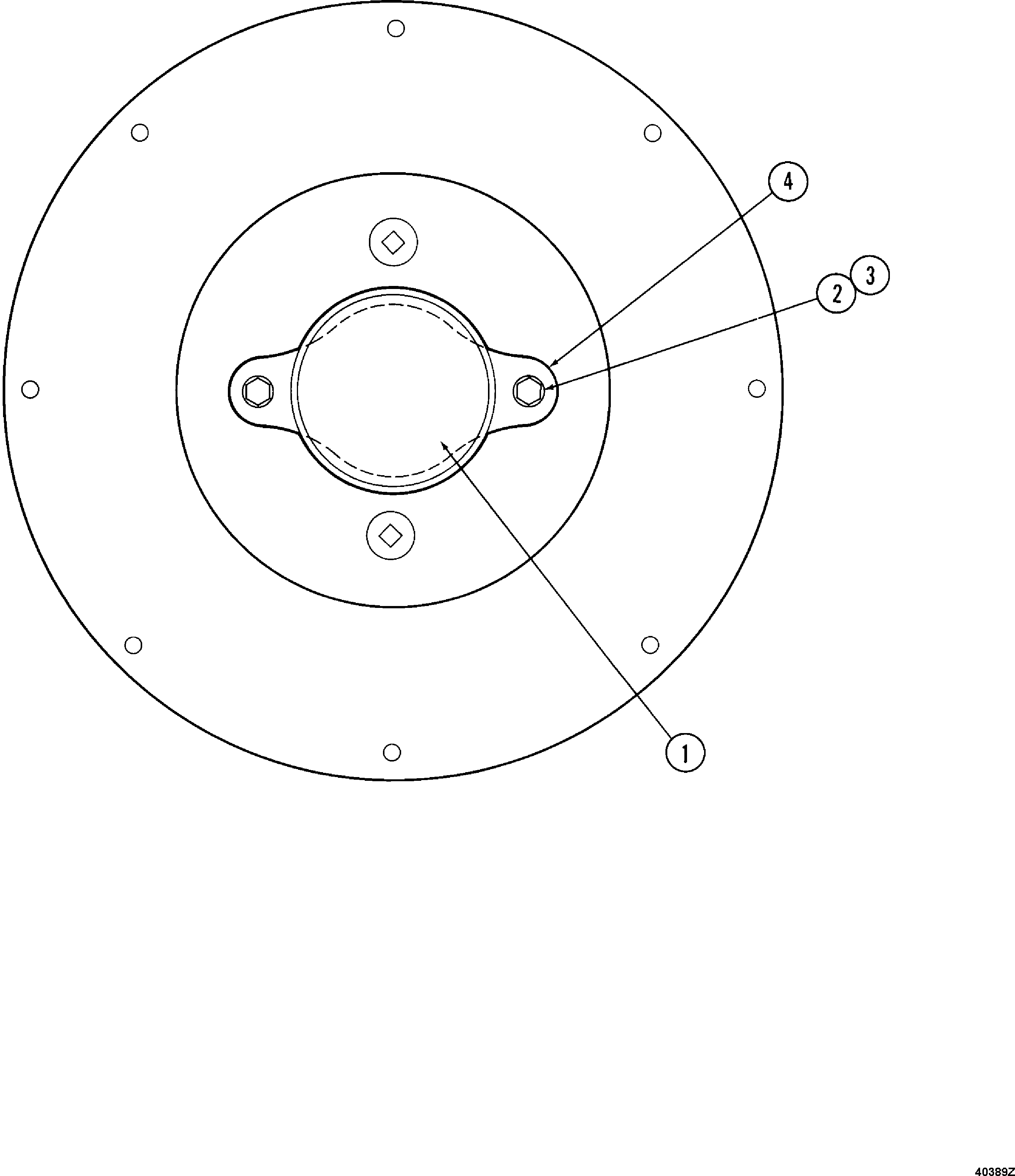 Komatsu parts book diagram for HD1500-7 S/N 80138-UP (-40 deg C) Chassis only: HUBODOMETER (#80138-)