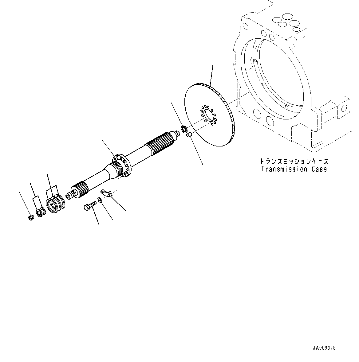 Komatsu parts book diagram for HD1500-7 S/N 80138-UP (-40 deg C) Chassis only: TORQUE CONVERTER AND TRANSMISSION, TRANSMISSION CONTROL VALVE (#80138-)