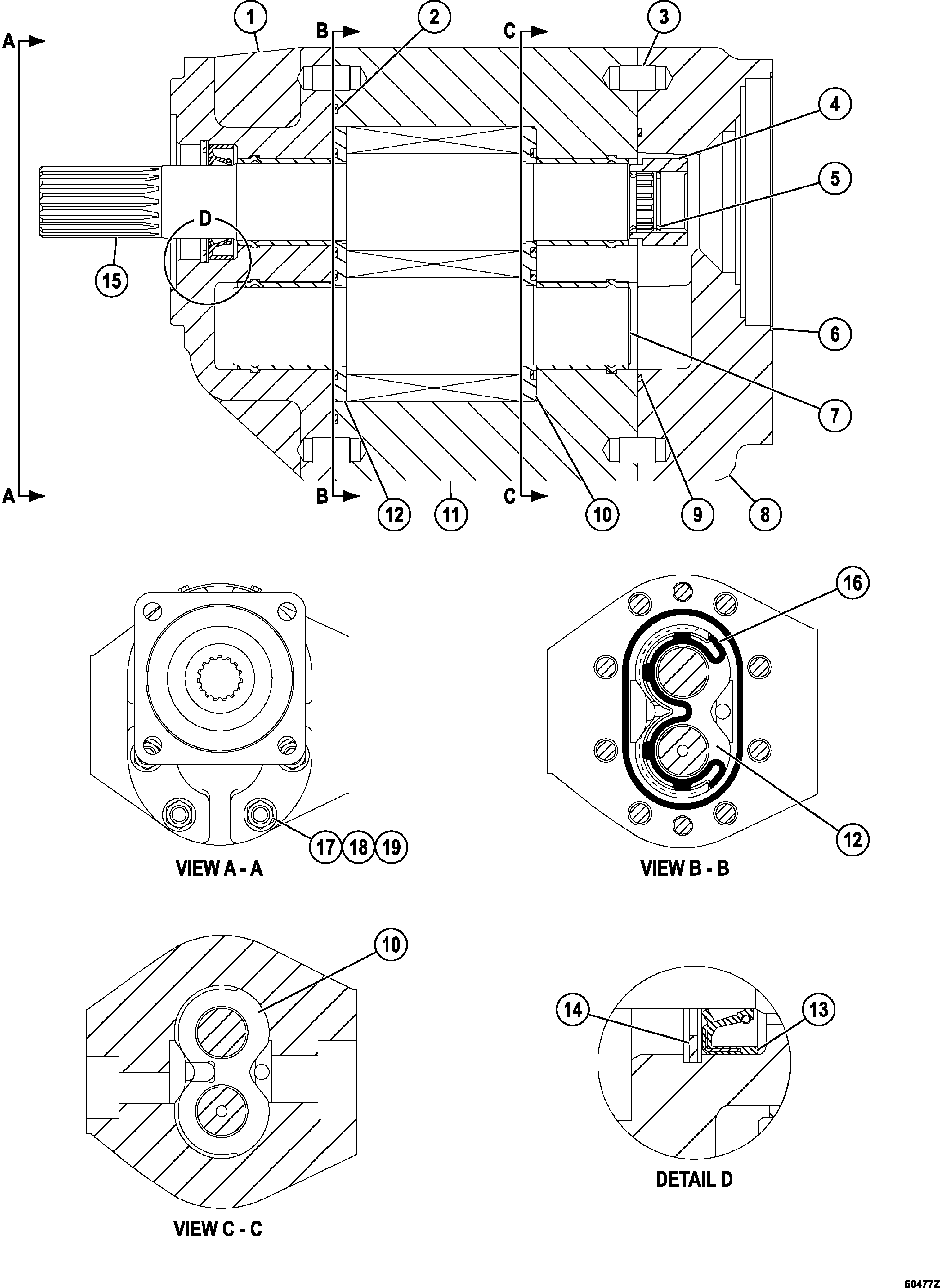 Komatsu parts book diagram for HD1500-7 S/N 80138-UP (-40 deg C) Chassis only: TORQUE CONVERTER AND TRANSMISSION, PIPING (1/2) (#80138-)