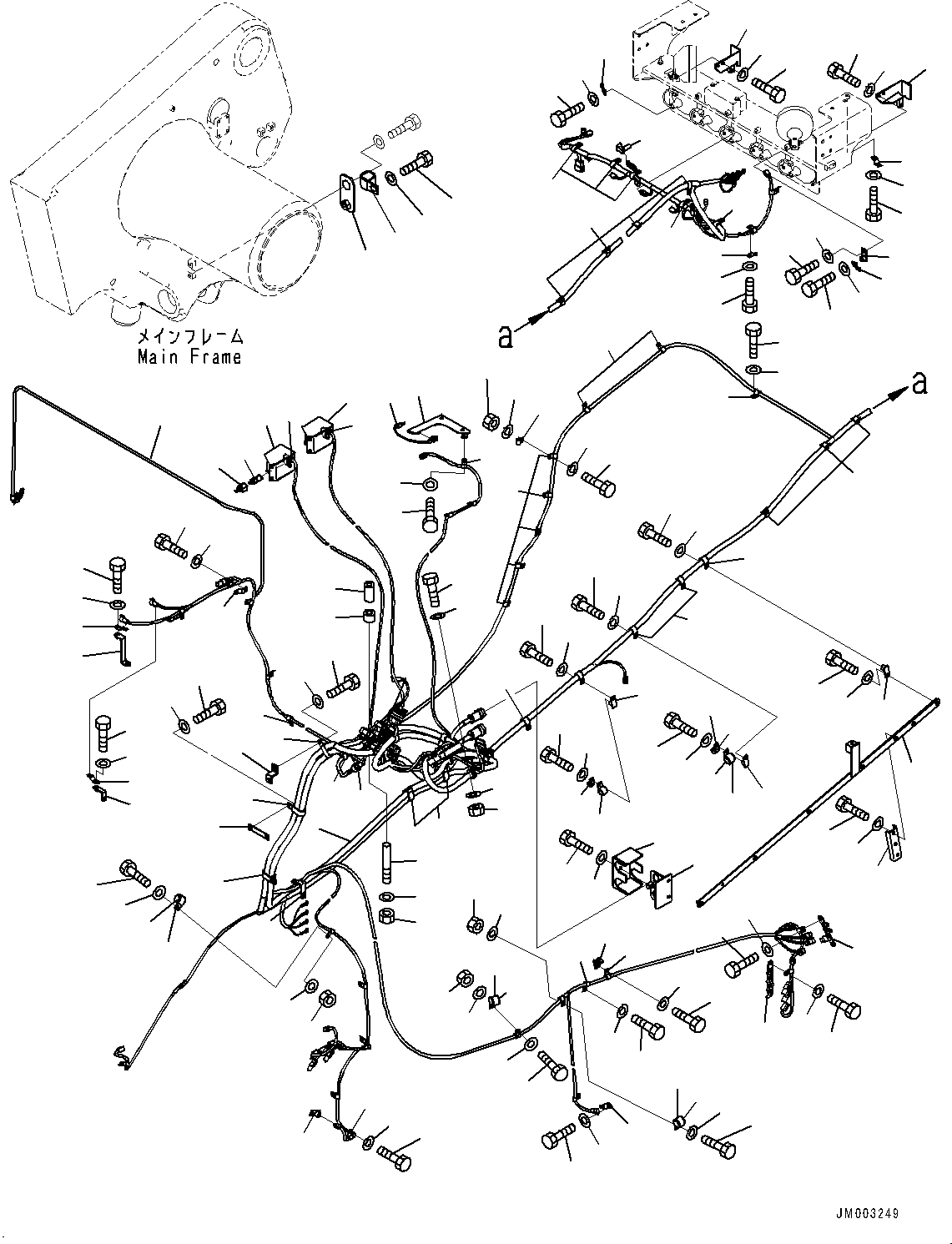 Komatsu parts book diagram for HD1500-7 S/N 80138-UP (-40 deg C) Chassis only: TRANSMISSION CONTROL (#80138-)