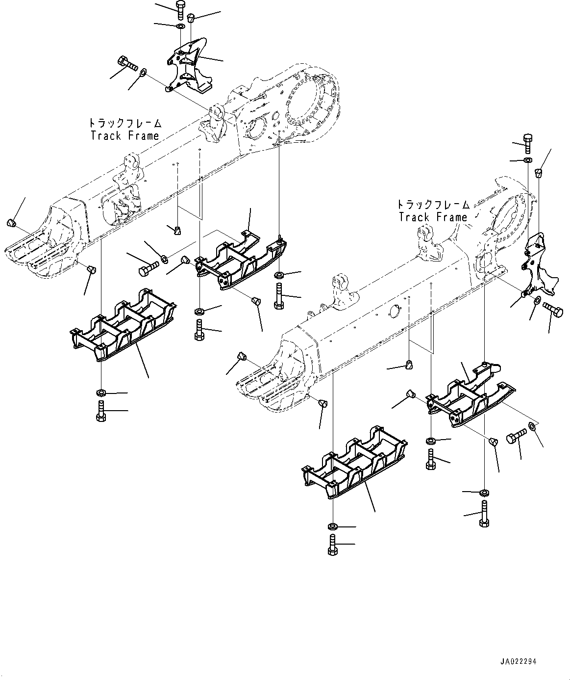 Bulldozers Komatsu / D61PXI-23 S/N 30001-UP(0000712C) / Track Roller Guard,  (#31896-)(R016002 : R2200-003001A)