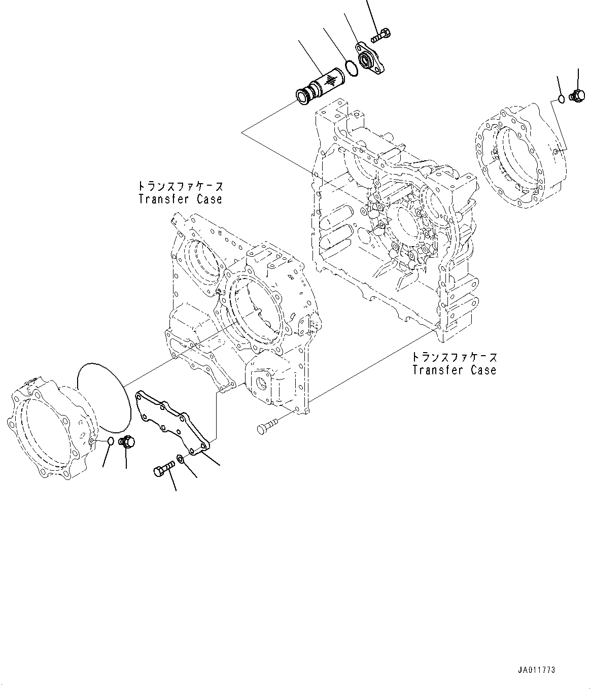 Wheel Loaders Komatsu / WA270-7 S/N 80001-UP(0000729C) / Transfer, Magnet Assembly (#80001-)(F001006 : F2420-001006)