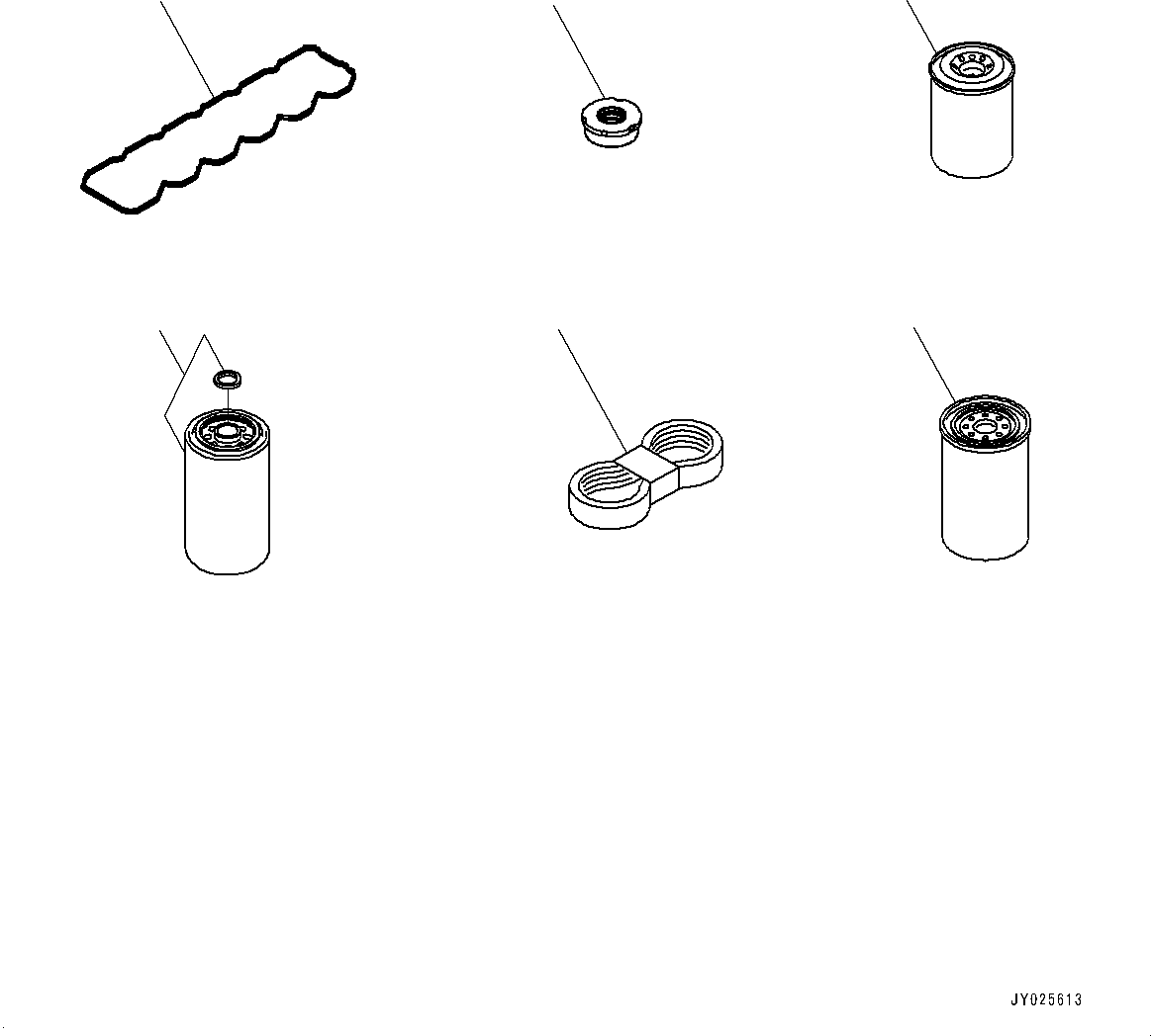 Engines Komatsu / SAA6D107E-2G S/N 26601326-UP (For WA270-7)(0000731C) / Spare Parts (#26601326-)(Y004001 : B9999-503001)
