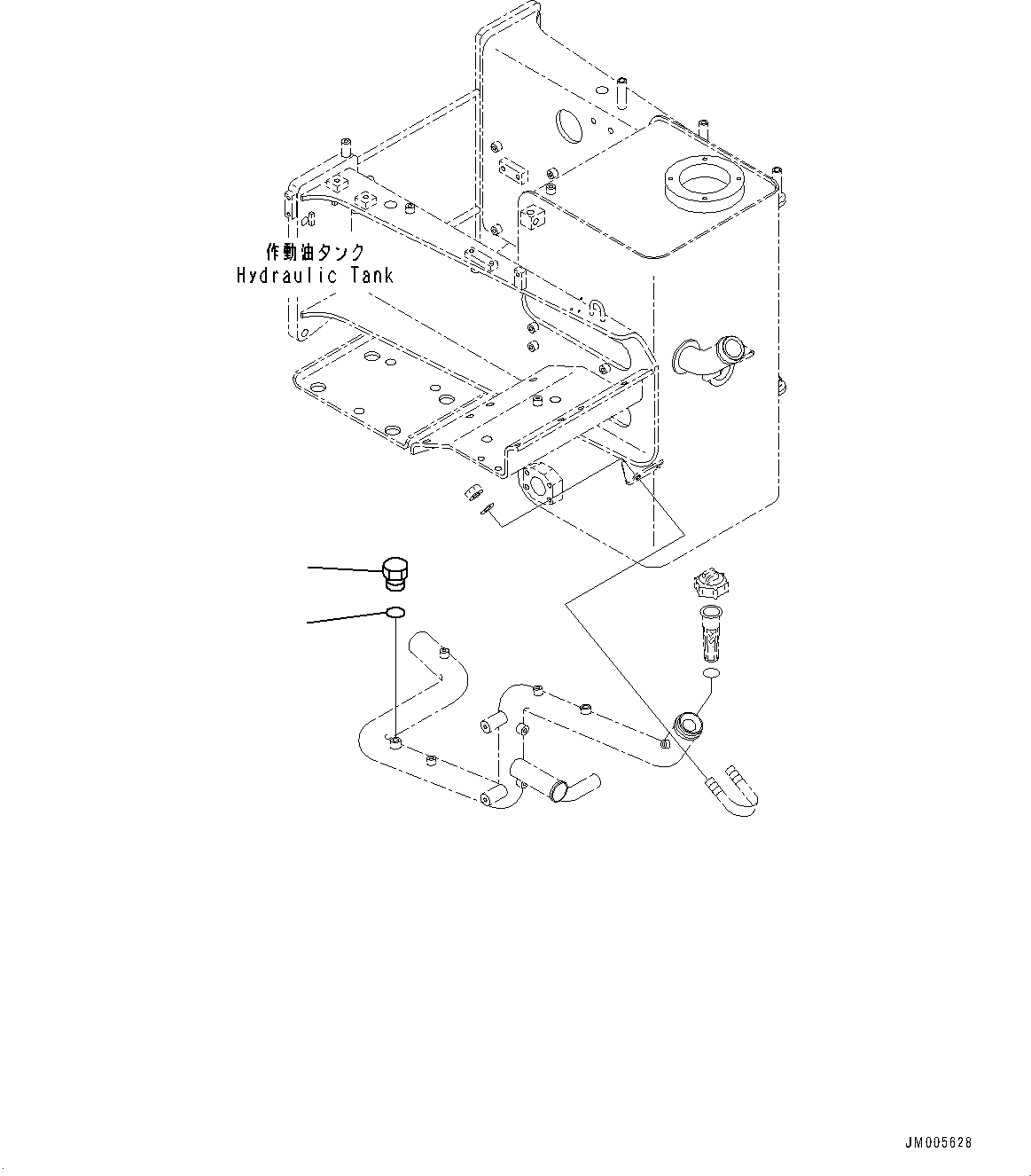Dump Trucks Komatsu / HD465-7R S/N 16132-UP (-40 deg C Spec.)(0000734C) / Parts For Less Automatic Suspension (#15352-)(G001001 : G3100-009001)