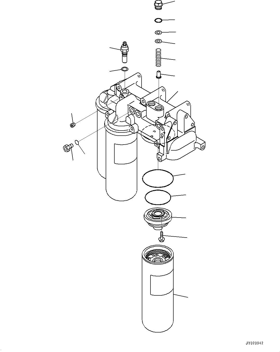 Engines Komatsu / SAA6D170E-5BR S/N 613013-UP (For HD465-7R)(0000736C) / Engine Oil Filler, For Chassis Mounting (#610861-)(B025001 : B9999-501001)