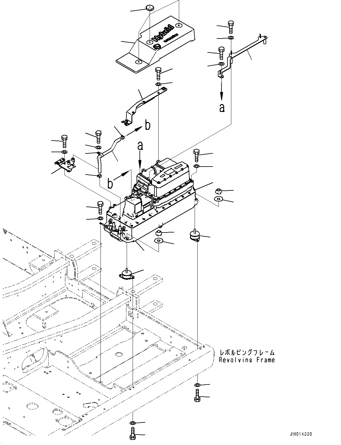 Excavators Komatsu / HB215LC-1M0 S/N 10001-UP(0000740C) / Electric Wiring Harness, Inverter Capacitor (#10021-)(E003009 : E0200-005007A)