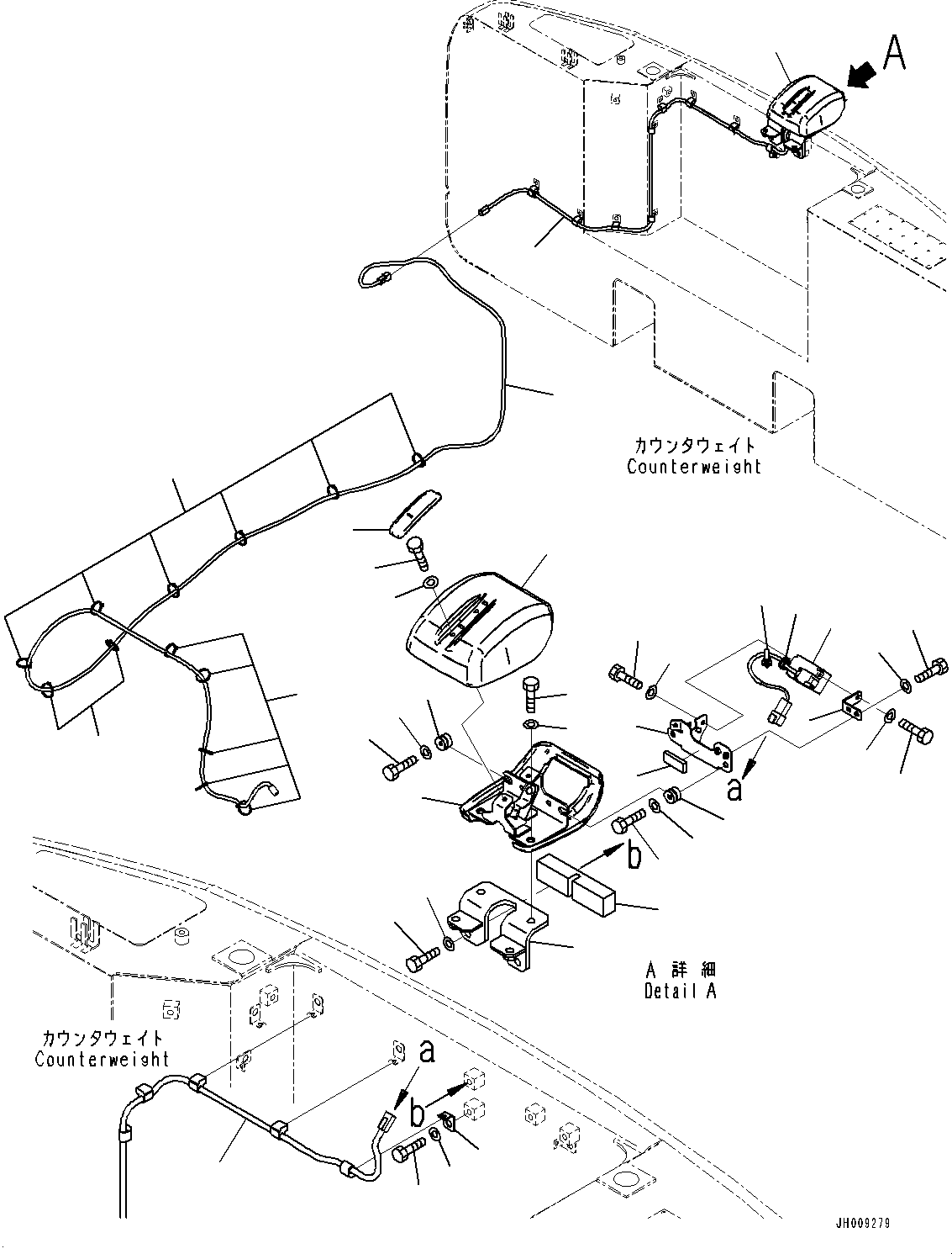 Excavators Komatsu / HB215LC-1M0 S/N 10001-UP(0000740C) / Rearview Camera (#10001-10023)(E016001 : E0450-003001)