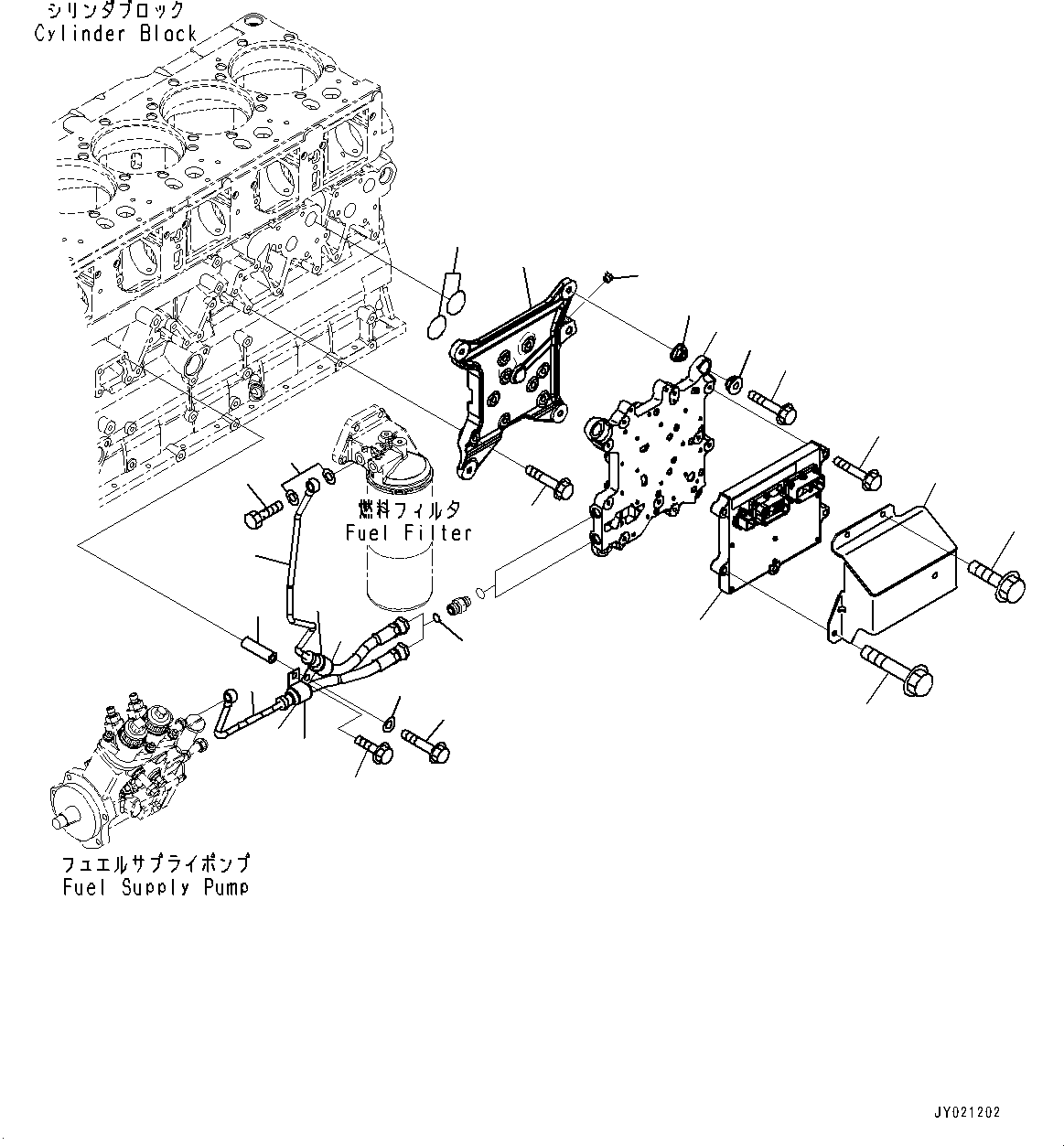 Engines Komatsu / SAA6D140E-5J S/N 535703-UP (For HM400-3M0)(0000749C) / Engine Controller (#535703-)(G001001 : A4710-002001)