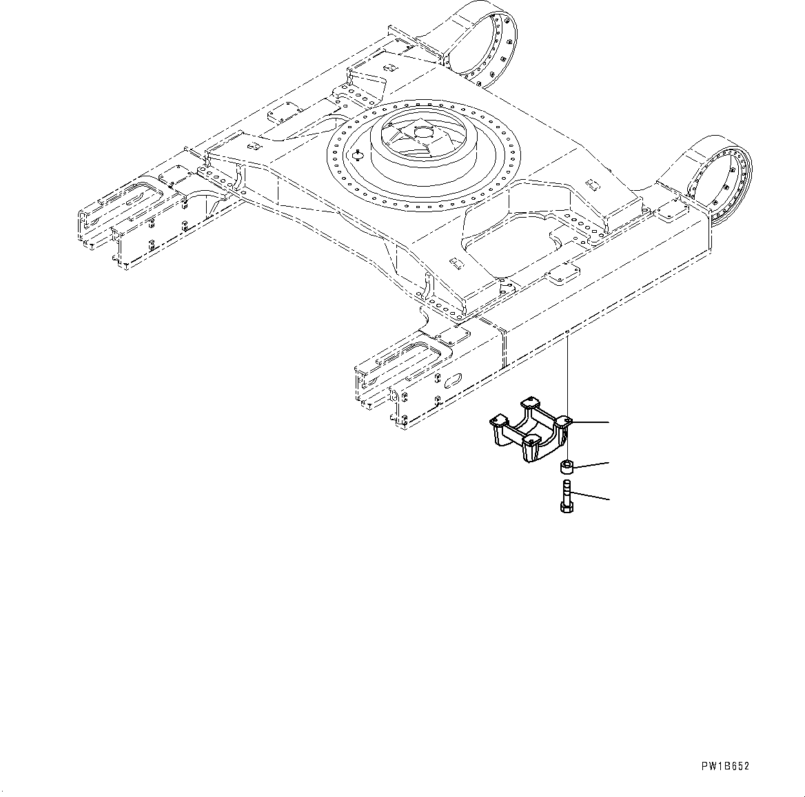 Excavators Komatsu / PC800SE-8R1 S/N 70001-UP(0000751C) / Track Frame, Track Roller Guard, L.H. (#70001-)(R014006 : R1120-006006)