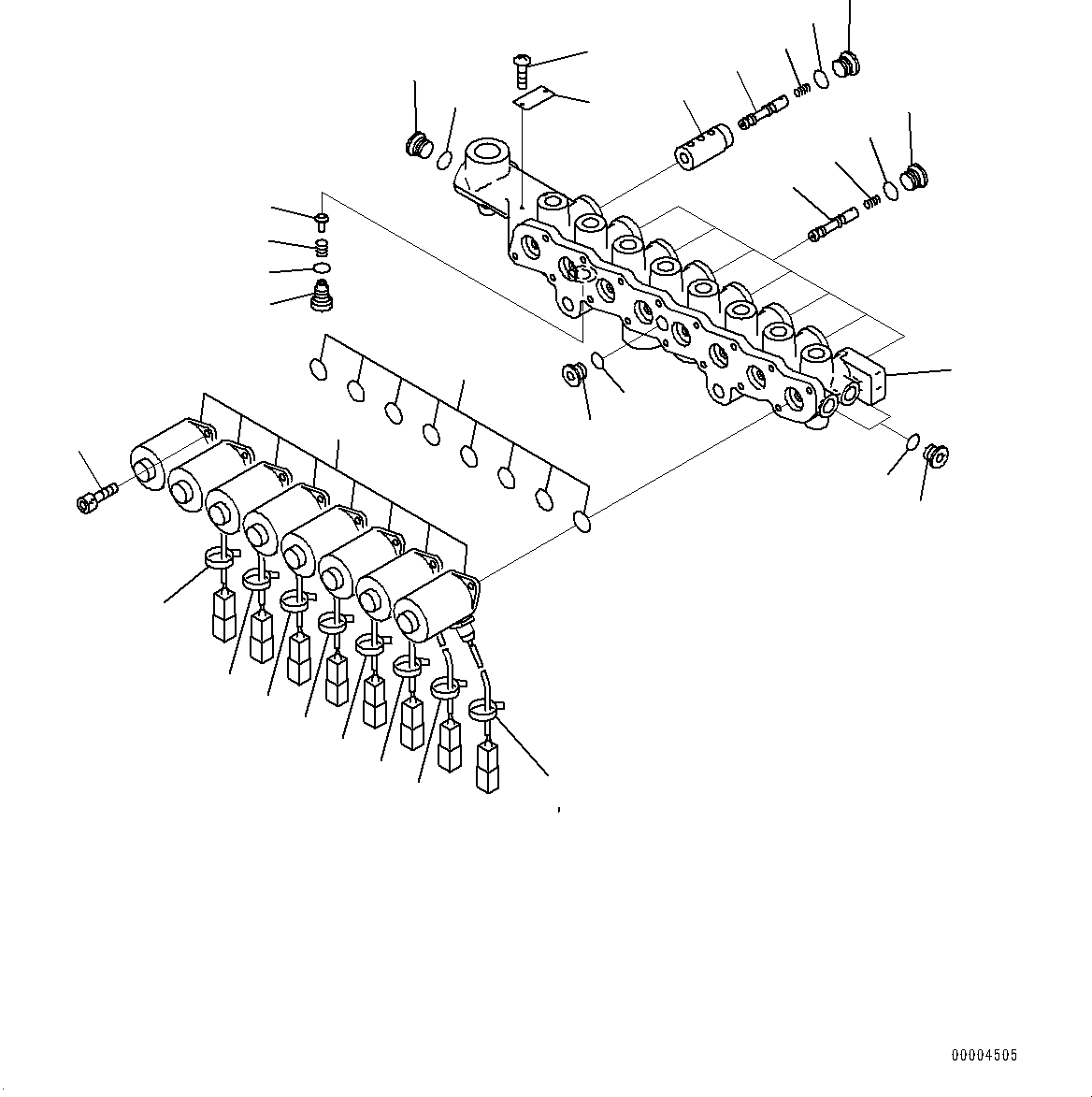 Excavators Komatsu / PC350LC-8M0 S/N 80001-UP(0000758C) / Arm and Bucket Piping, (1/2) (#80001-)(H022001 : H1220-009001)
