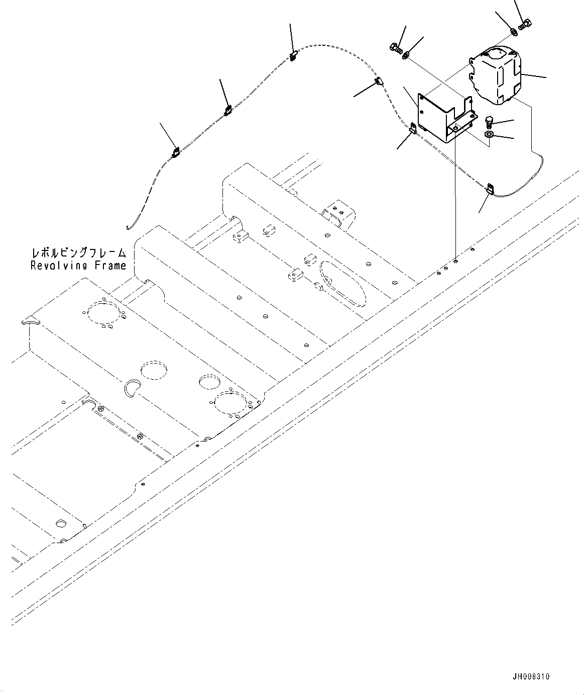 Excavators Komatsu / PC350LC-8M0 S/N 80001-UP(0000758C) / Floor Mat (#80426-)(K015001 : K0310-009001)