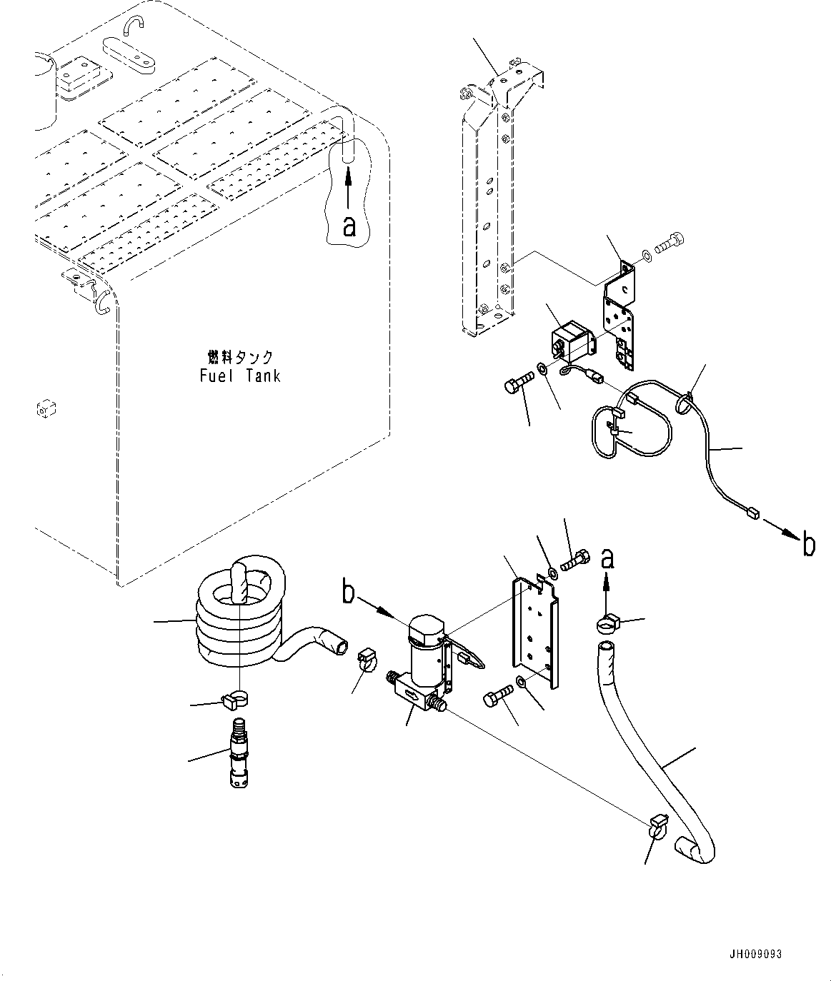 Excavators Komatsu / PC350LC-8M0 S/N 80001-UP(0000758C) / Refueling Pump,  (#80001-80064)(W001001 : W1113-003001)