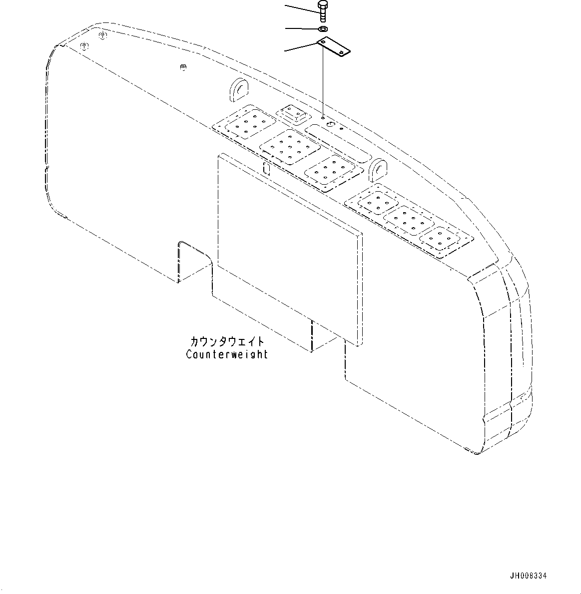 Excavators Komatsu / PC350LC-8M0 S/N 80001-UP(0000758C) / Rearview Camera, Related Parts (#80001-)(E018001 : E0450-011001)