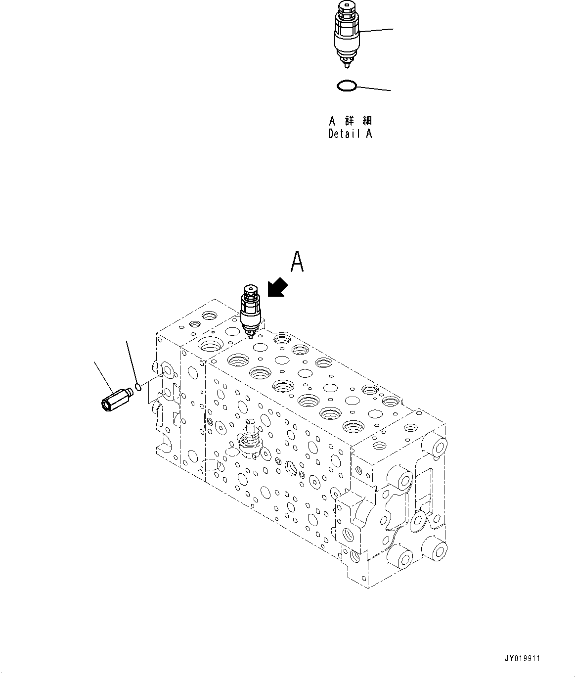 Excavators Komatsu / PC350LC-8M0 S/N 80001-UP(0000758C) / Control Valve, Inner Parts (22/22) (#80001-)(H005023 : H0120-030022)
