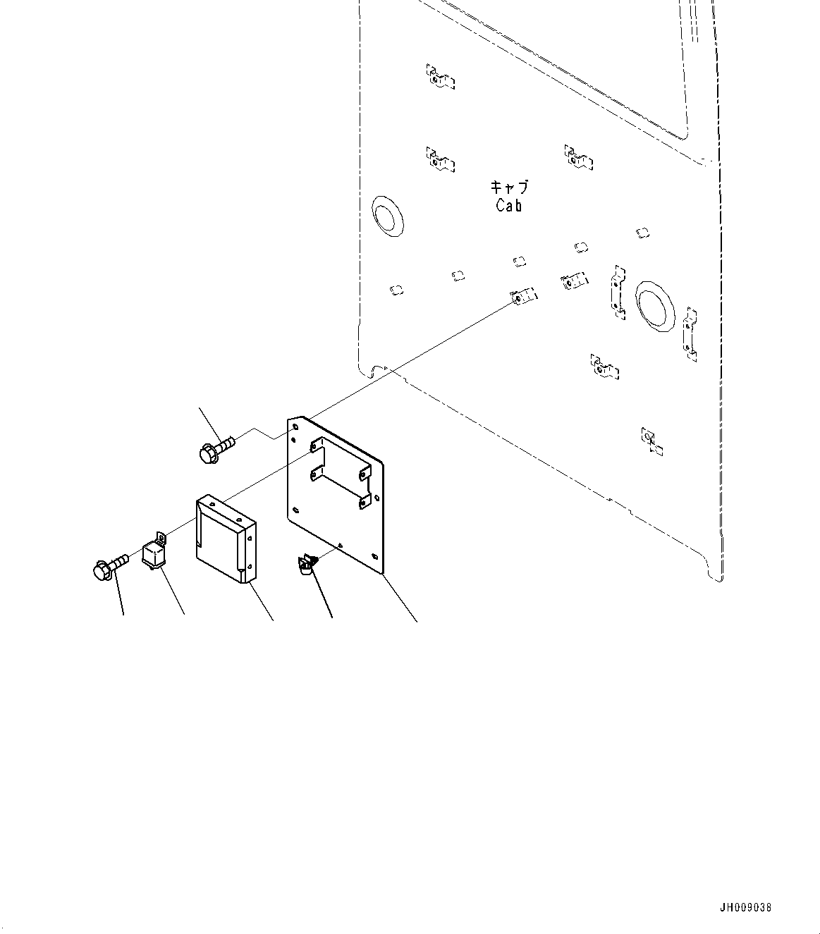 Excavators Komatsu / PC350LC-8M0 S/N 80001-UP(0000758C) / Cab, Cab In Parts, Air Conditioner Controller (#80001-80162)(K027024 : K1110-059023)