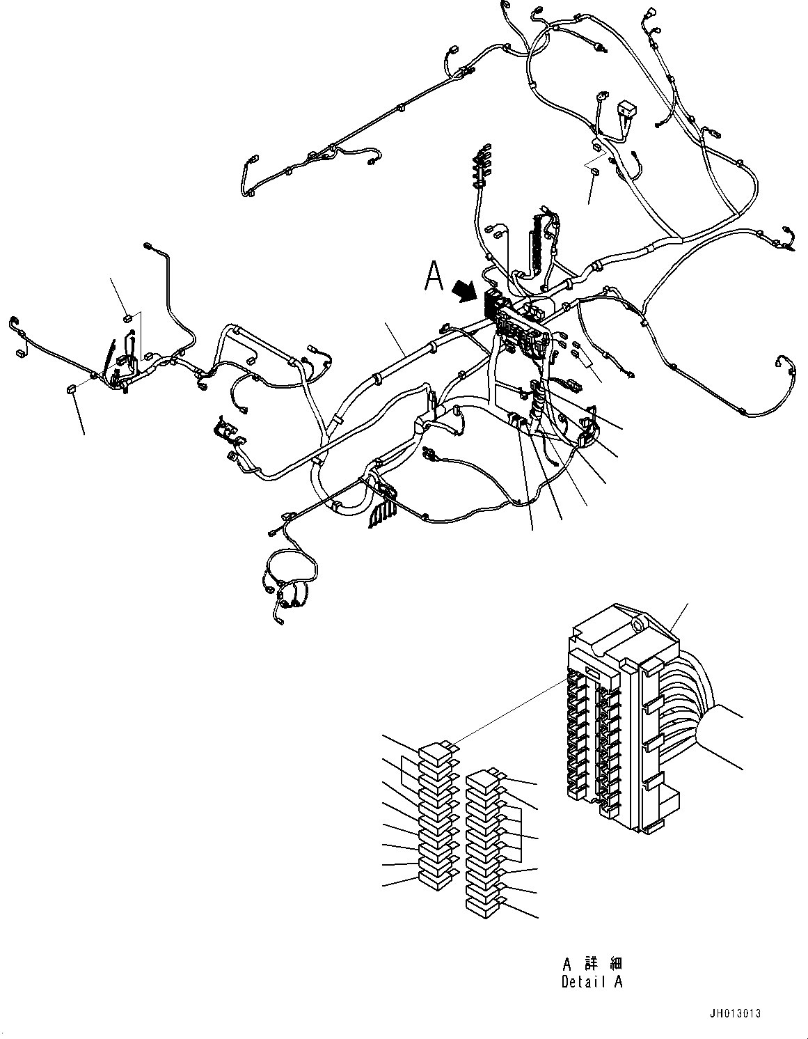 Excavators Komatsu / PC350LC-8M0 S/N 80001-UP(0000758C) / Cab, Floor, Wiring Harness (#80001-)(K032035 : K1110-063034)