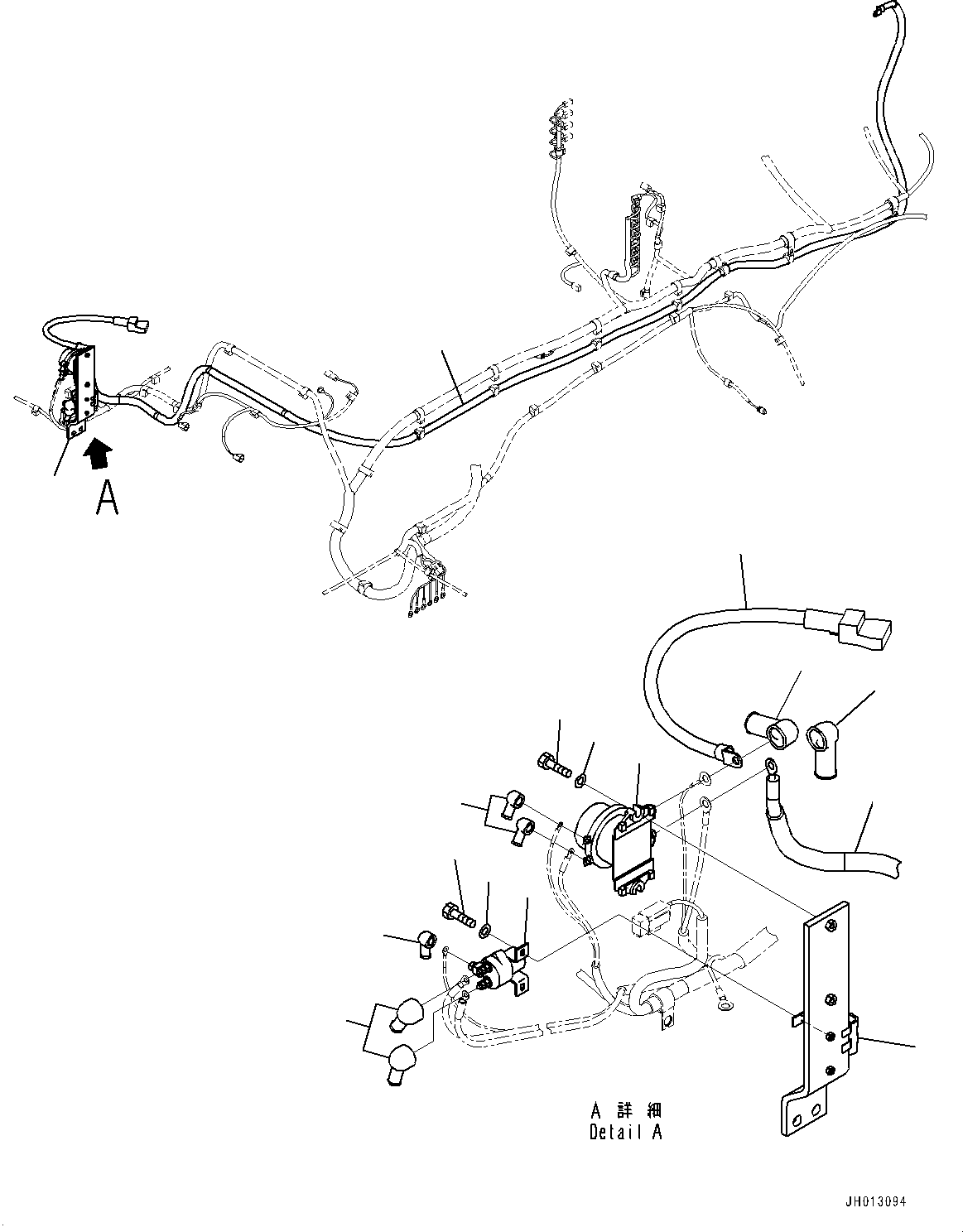 Excavators Komatsu / PC350LC-8M0 S/N 80001-UP(0000758C) / Cab, Starting Wiring Harness (#80001-)(K032036 : K1110-063035)