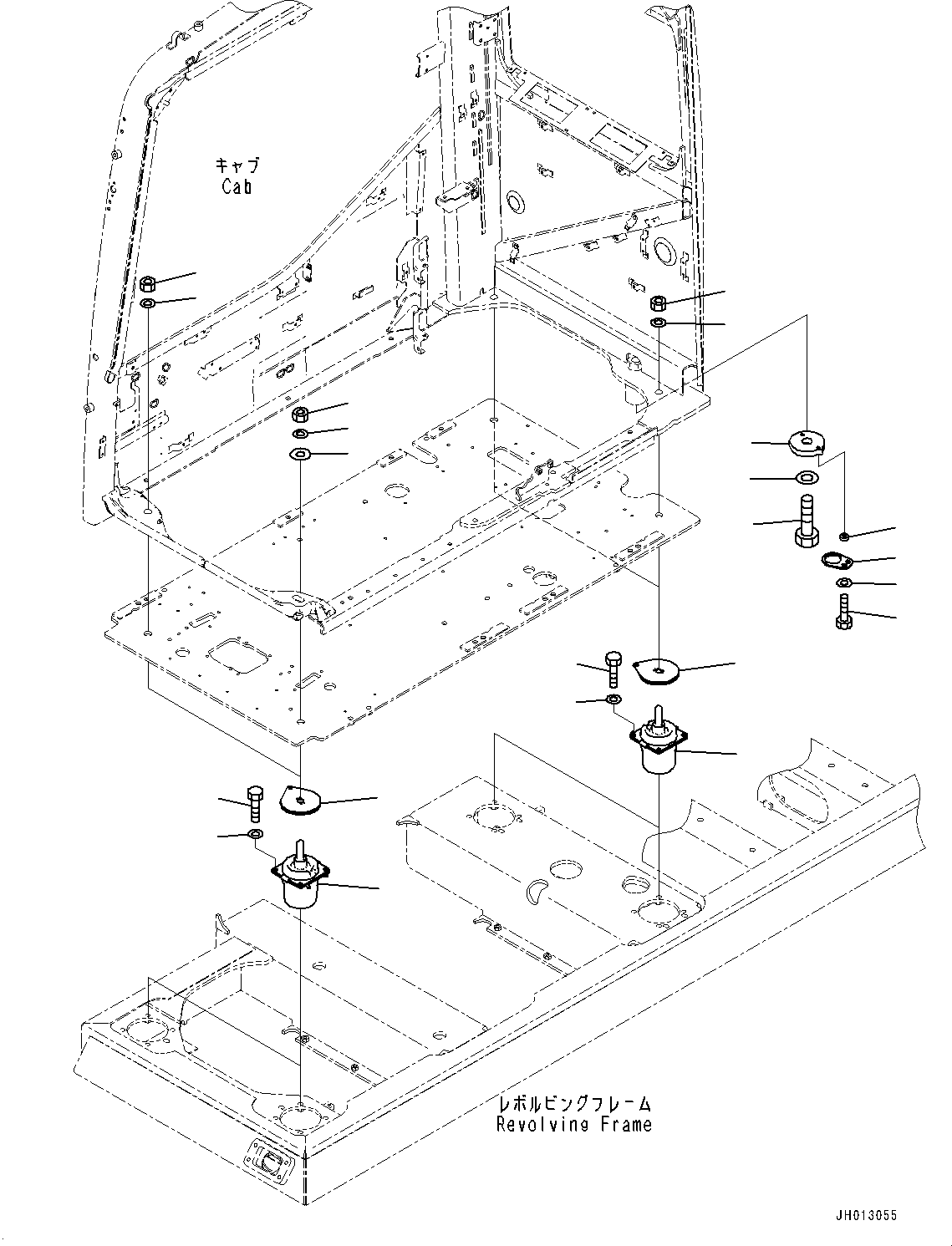 Excavators Komatsu / PC350LC-8M0 S/N 80001-UP(0000758C) / Floor Mounting (#80107-)(K037001 : K1120-004001)