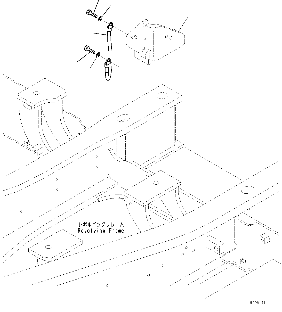 Komatsu parts book diagram for PC170LC-10 S/N 30001-UP: ELECTRIC WIRING HARNESS, CABLE (#30001-)