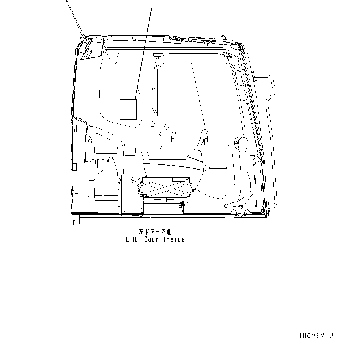 Komatsu parts book diagram for PC170LC-10 S/N 30001-UP: LIFTING CAPACITY CHART (#30001-)