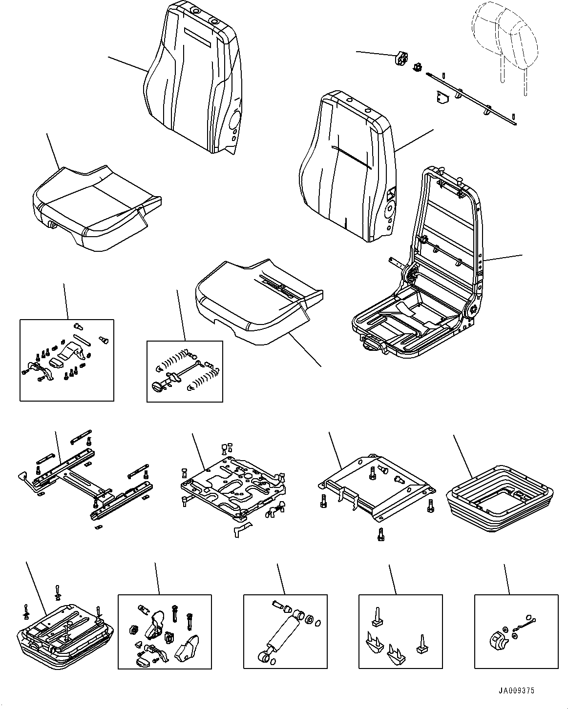 Bulldozers Komatsu / D37PXI-23 S/N 80179-UP(0000764c) / Operator