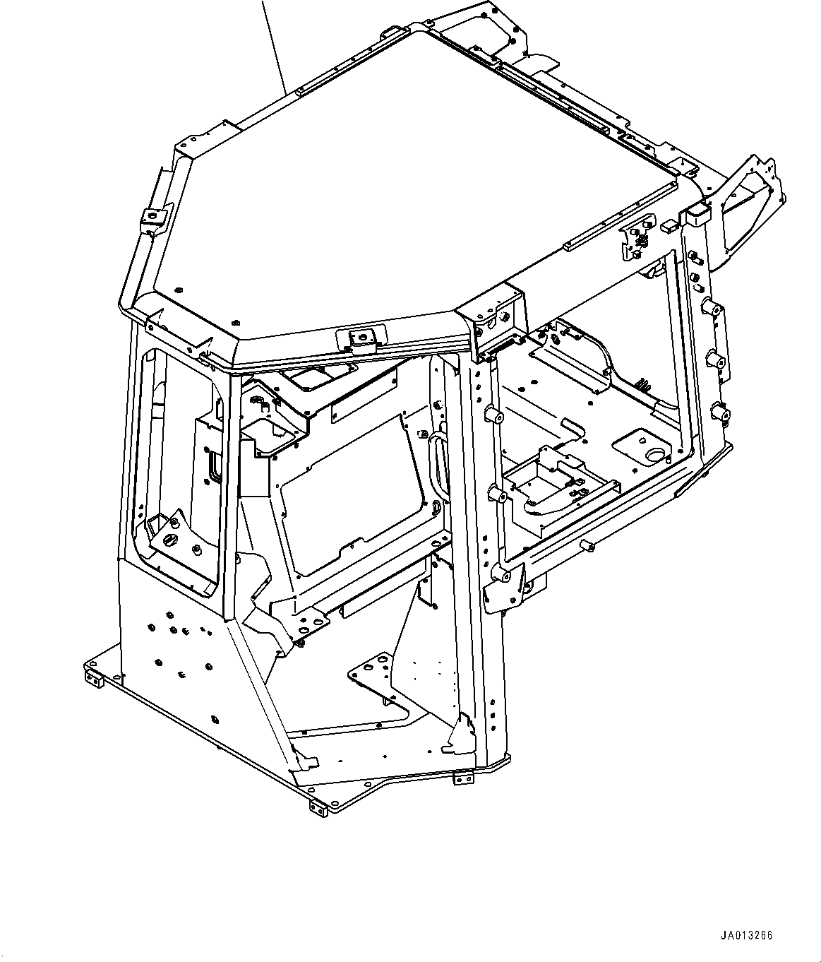 Bulldozers Komatsu / D37PXI-23 S/N 80179-UP(0000764c) / Cab, Body (#80179-)(K013001 : K0210-002001)
