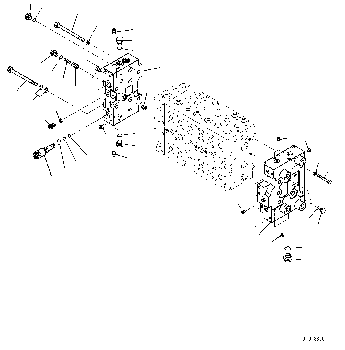 Excavators Komatsu / HB335-1 S/N 1001-UP(0000782c) / Control Valve, Inner Parts (6/22) (#1001-)(H003006 : H0120-001006)