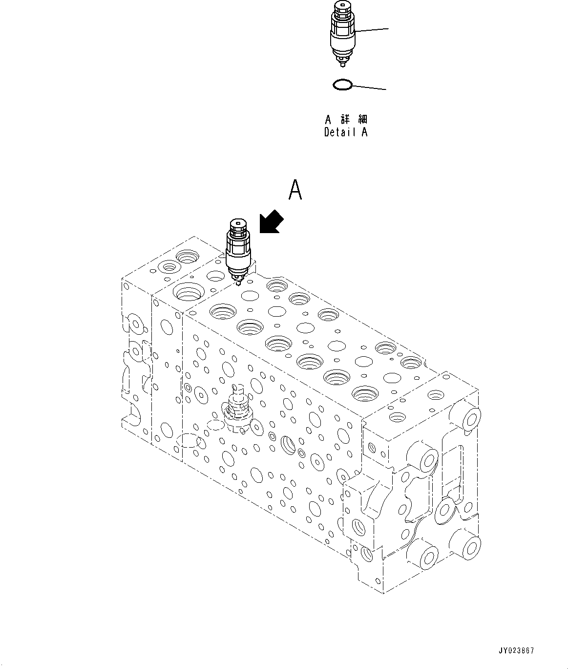 Excavators Komatsu / HB335-1 S/N 1001-UP(0000782c) / Control Valve, Inner Parts (21/22) (#1001-)(H003021 : H0120-001021)