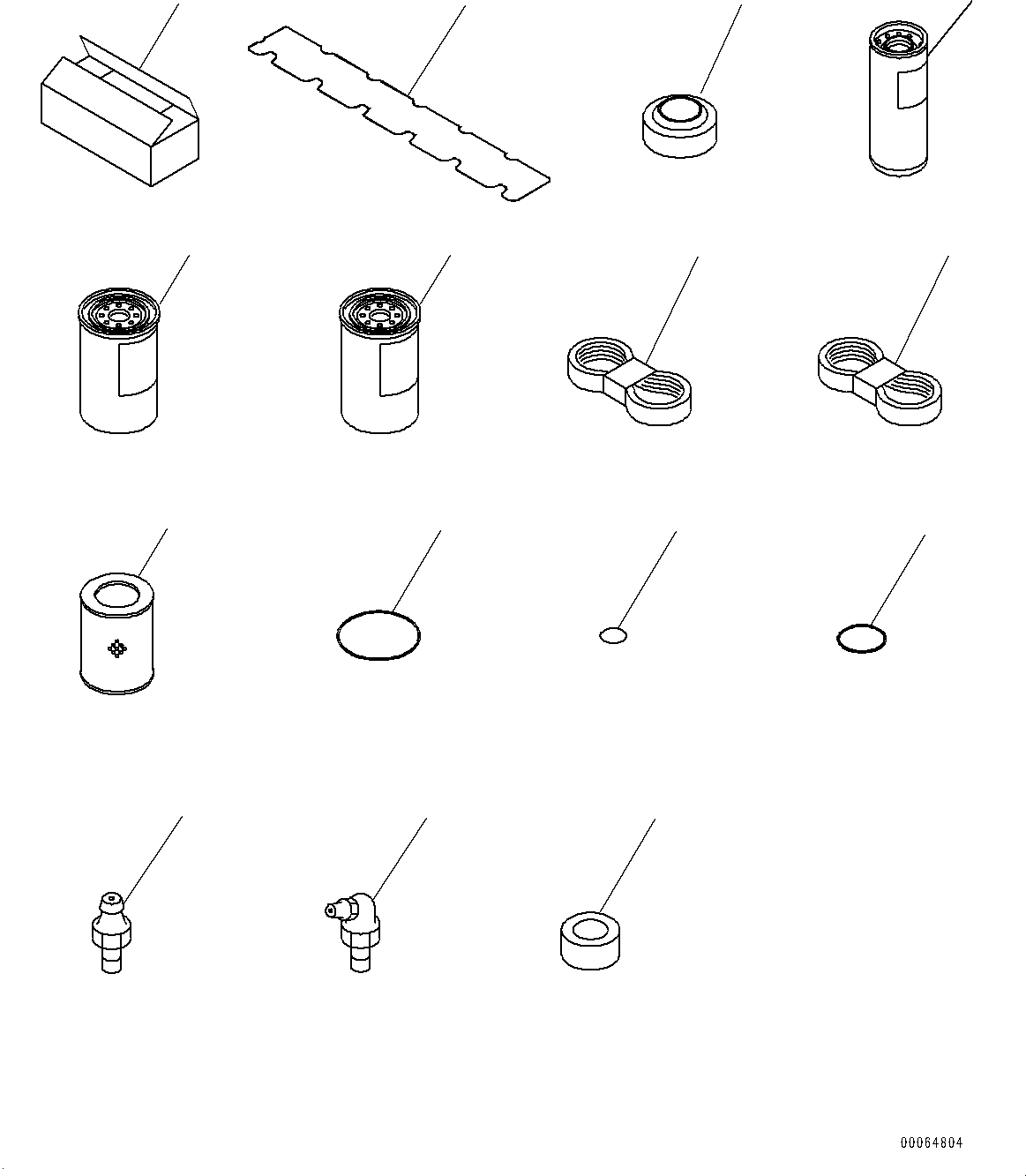 Excavators Komatsu / HB335-1 S/N 1001-UP(0000782c) / Spare Parts (#1001-)(V001001 : V0100-001001)