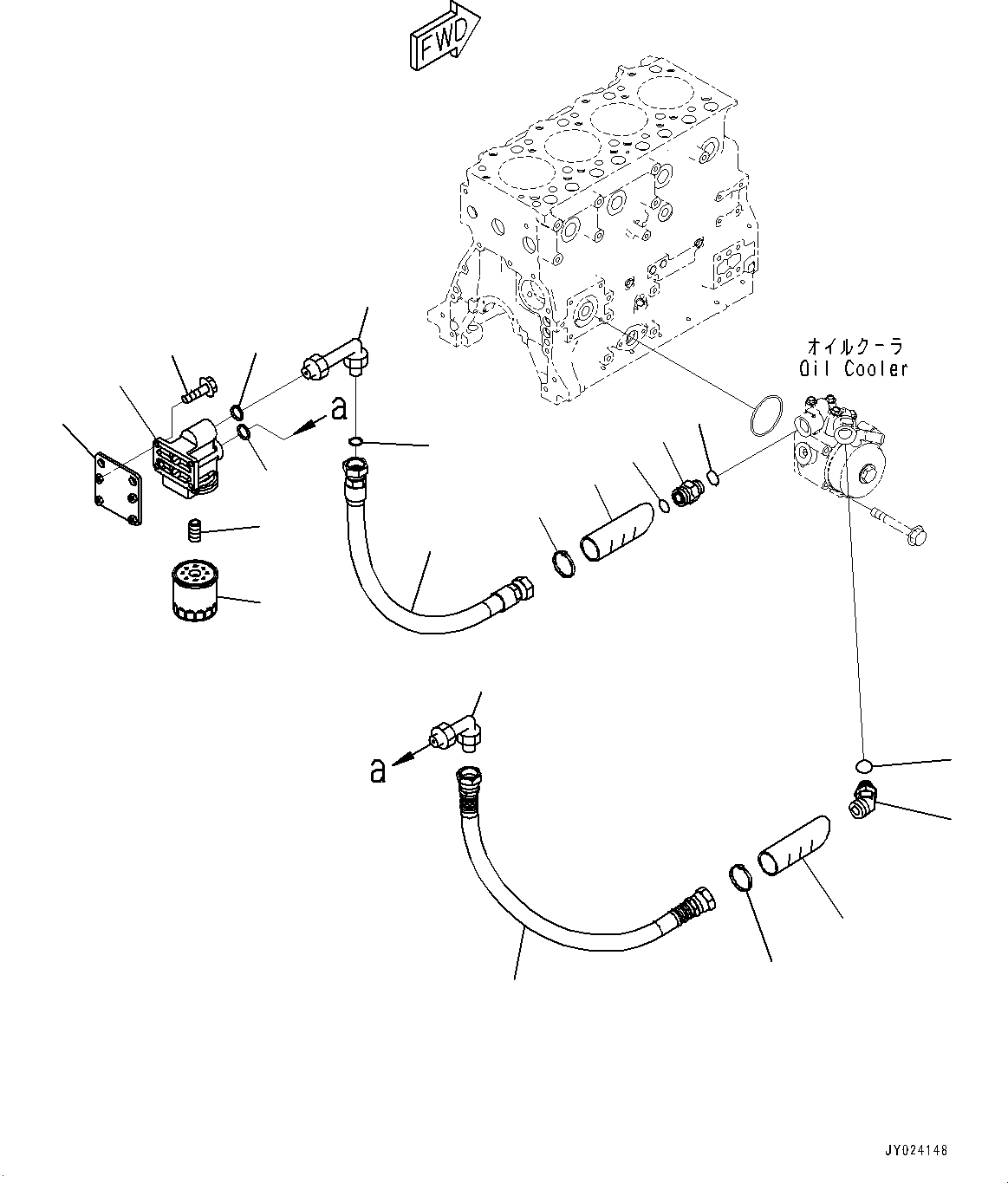 Engines Komatsu / SAA4D95LE-6D S/N 701226-UP (For PC88MR-10)(0000786c) / Engine Oil Filter (#701226-)(C002001 : ALF00-001001)