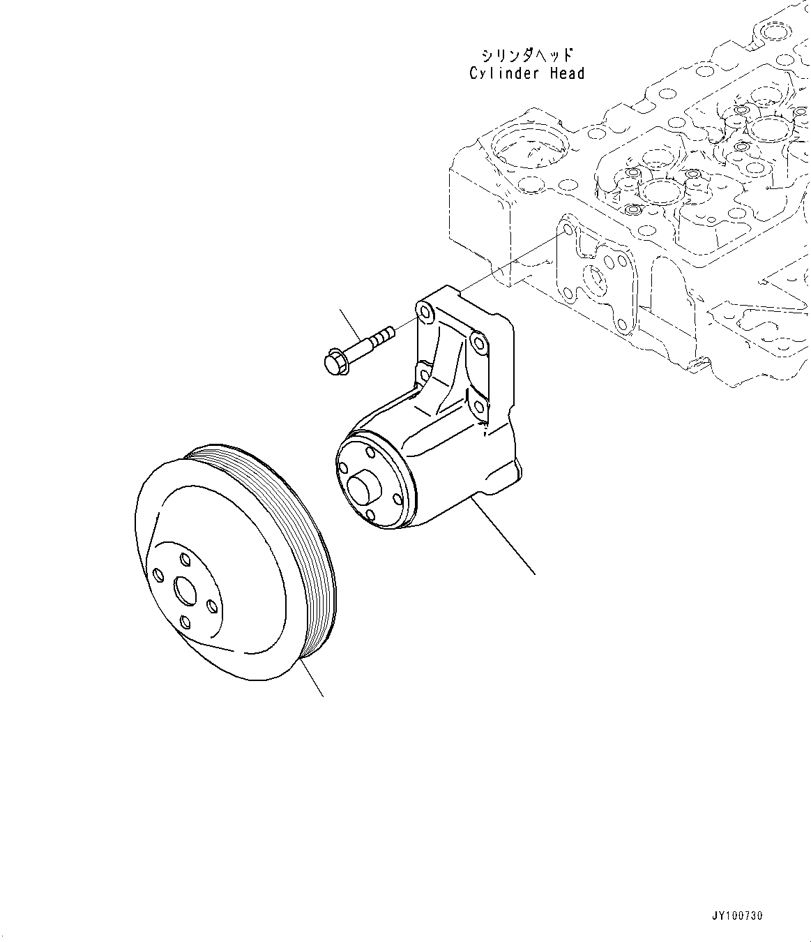 Komatsu parts book diagram for SAA6D107E-2 S/N 26603998-UP (For PC228US-10/PC228USLC-10): ё ?ШЭёЮ М ?Э ДЮЧІМЮ МЯ ?Ш, (#26603998-26667998)