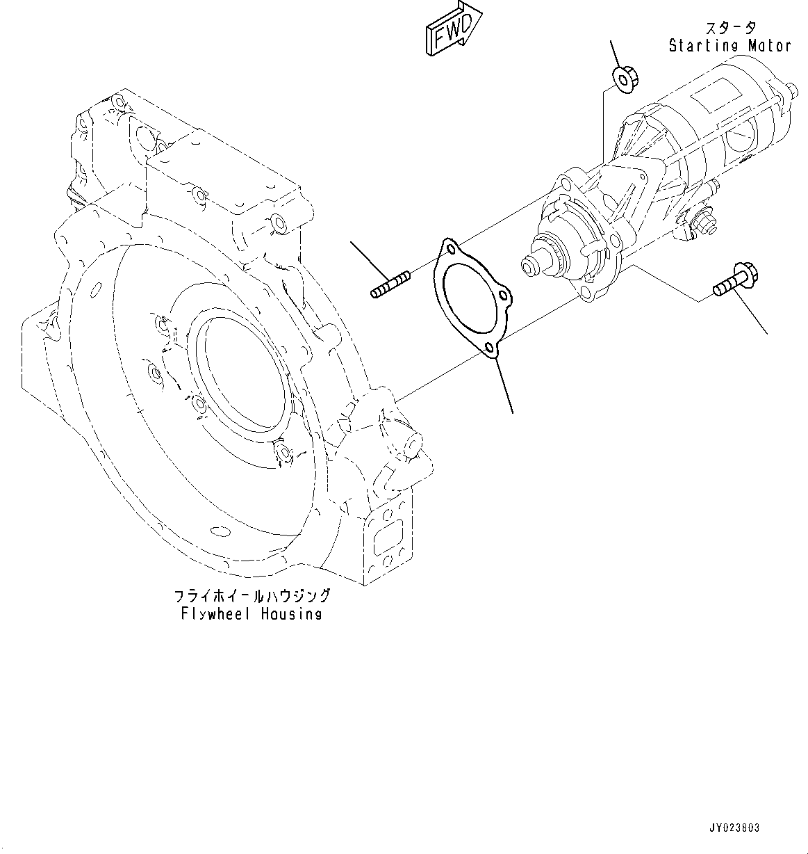 Komatsu parts book diagram for SAA6D107E-2 S/N 26603998-UP (For PC228US-10/PC228USLC-10): ЅА ?А Ћж•T‚Ї, (5.5 ?ЫЬЇД)(#26603998-)