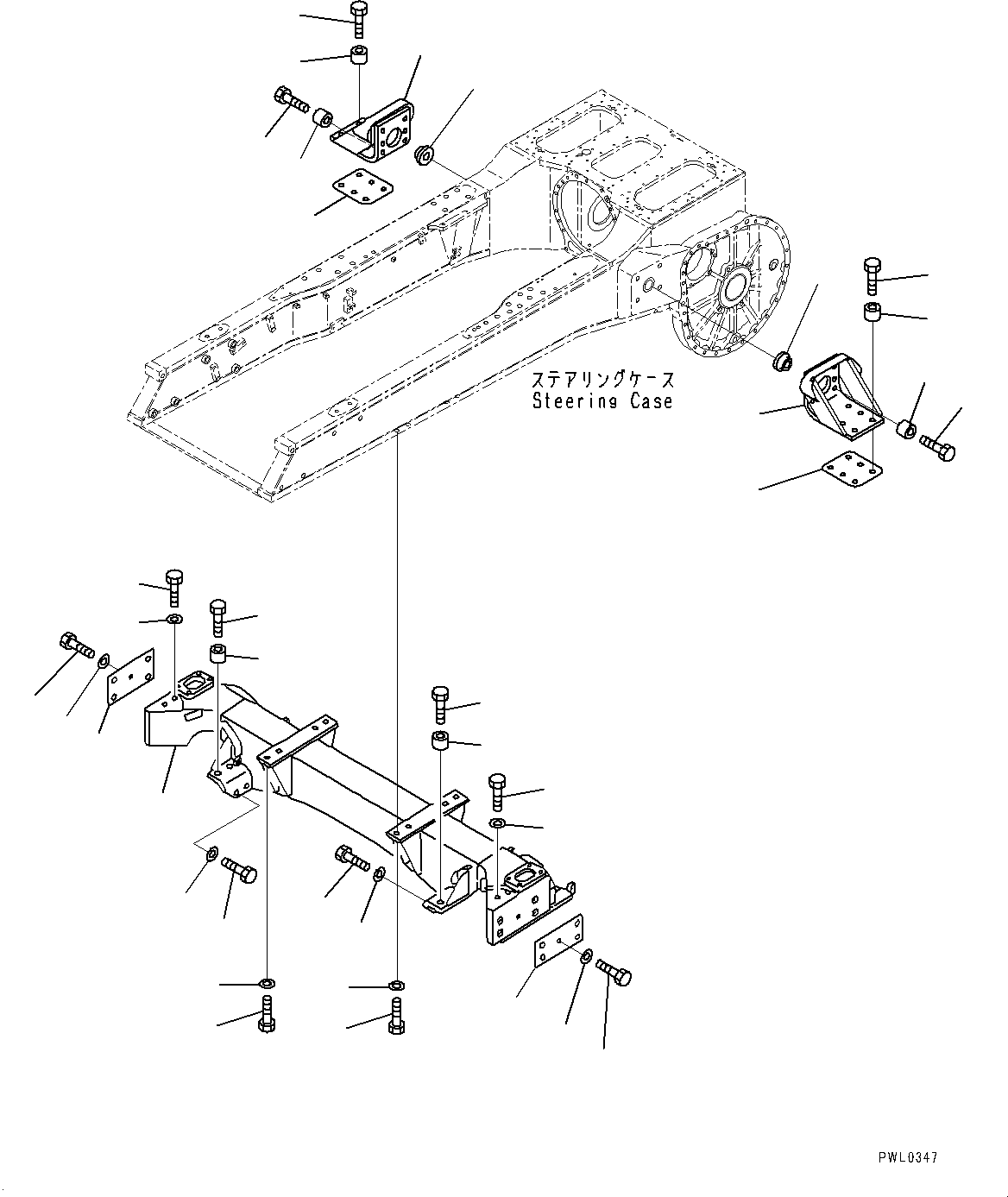 Pipelayers Komatsu / D355C-3 S/N 15479-UP (Extreme Cold Area Arrangement (-50 deg C) , Hydraulic Winch)(0000805c) / Suspension (#15479-)(J004001 : J2700-001001)