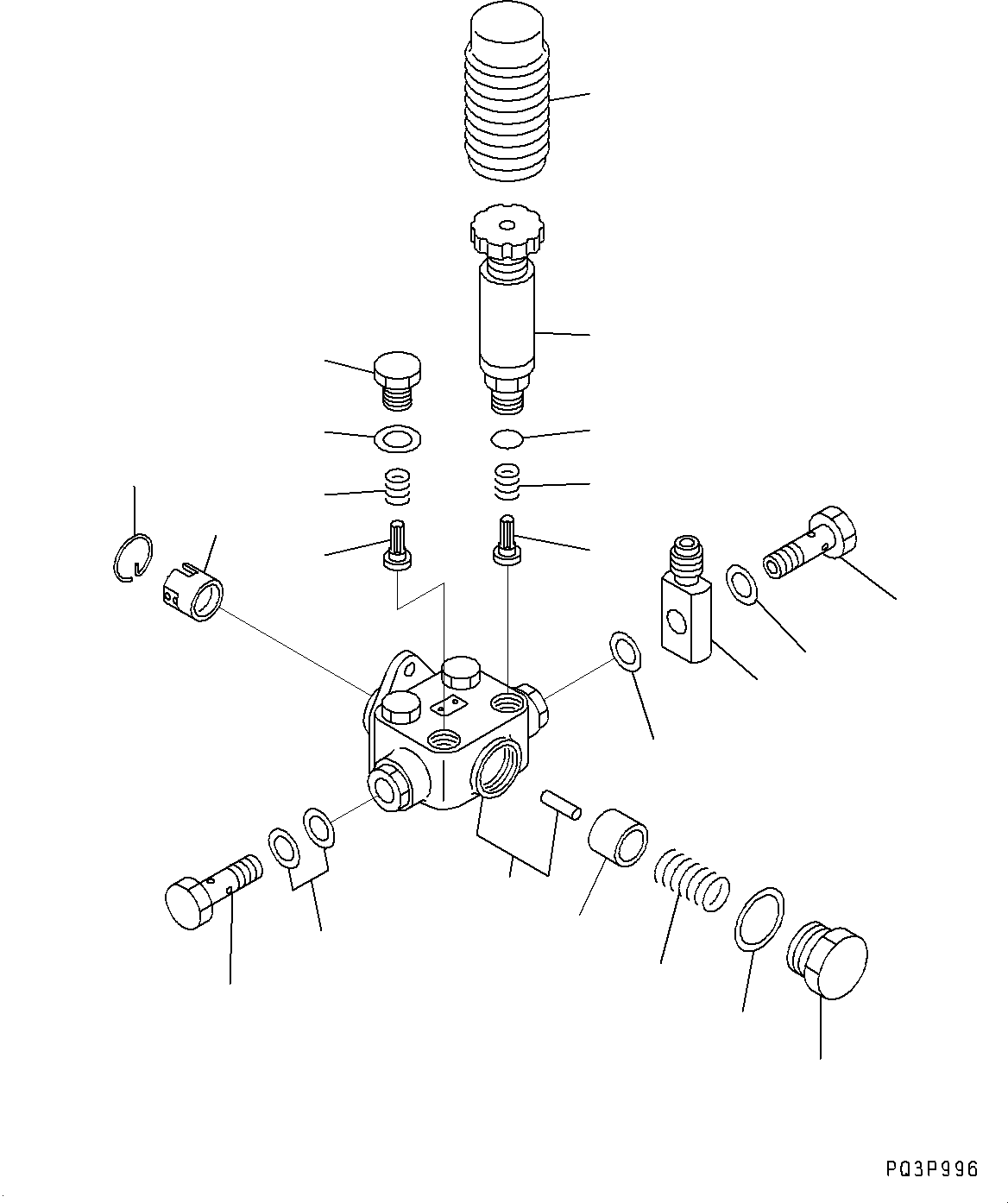 Engines Komatsu / SA6D140-2C S/N 40713-UP (For D355C-3)(0000806c) / Fuel Injection Pump, Inner Parts, Feed Pump (#40713-)(D001006 : A4010-001006)