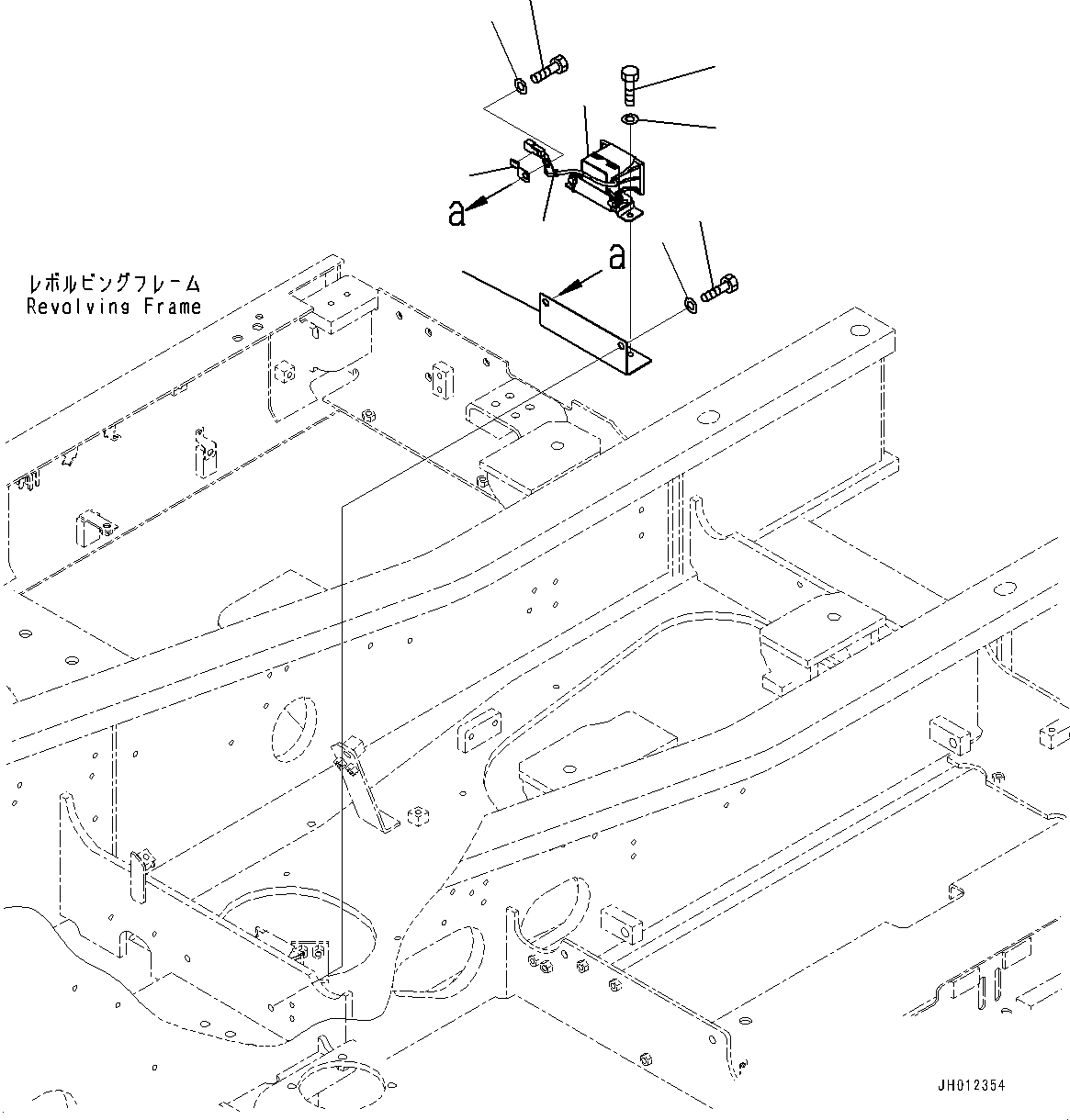 Komatsu parts book diagram for PC240LC-11 S/N 95001-UP: TRAVEL ALARM (#95001-)