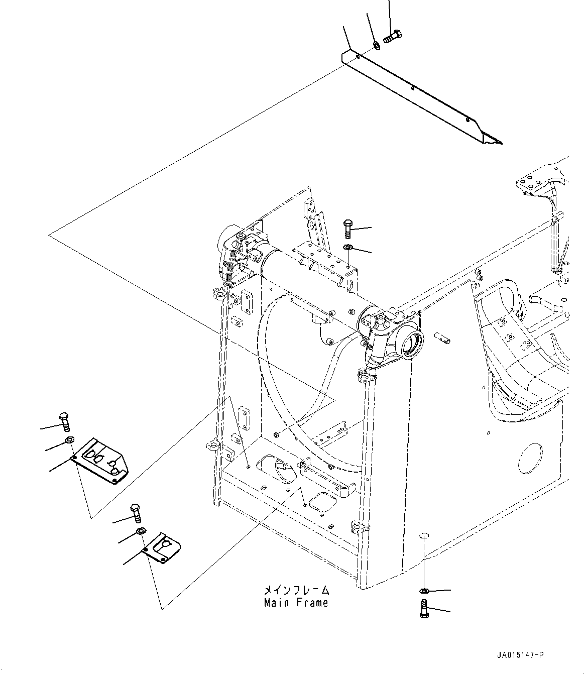 Bulldozers Komatsu / D65EX-18 S/N 0-UP(0000824c) / Cooling System, Baffle (#90001-)(C002011 : C0100-002011)