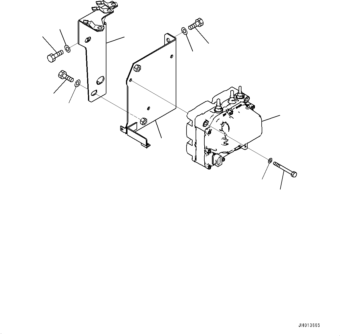 Komatsu parts book diagram for PC360LC-11 S/N 90001-UP (For North America): DEF PIPING, SUPPLY MODULE MOUNTING (#90001-)
