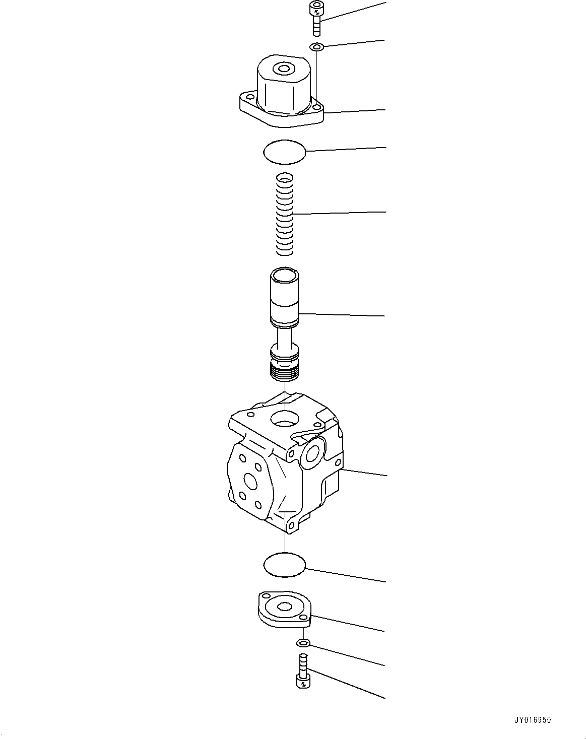 Komatsu parts book diagram for PC360LC-11 S/N 90001-UP (For North America): ATTACHMENT PIPING, SELECTOR VALVE (#90001-)
