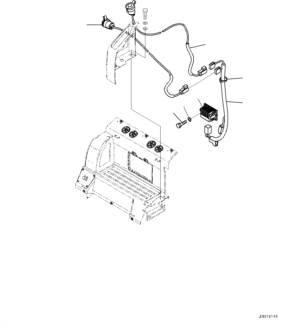 Komatsu parts book diagram for PC360LC-11 S/N 90001-UP (For North America): CAB, FLOOR, FRAME (#90001-)