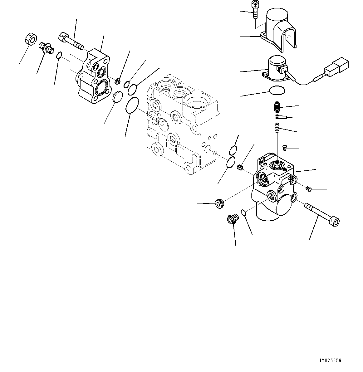 Dump Trucks Komatsu / HM400-5 S/N 10001-UP(0000863C) / Aftercooler, Fan Motor (2/3) (#10001-)(C002004 : C0111-001004)