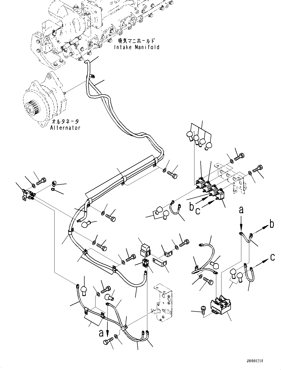 Dump Trucks Komatsu / HM400-5 S/N 10001-UP(0000863C) / Battery Box, Circuit Breaker (#10001-)(E004006 : E0150-003005)