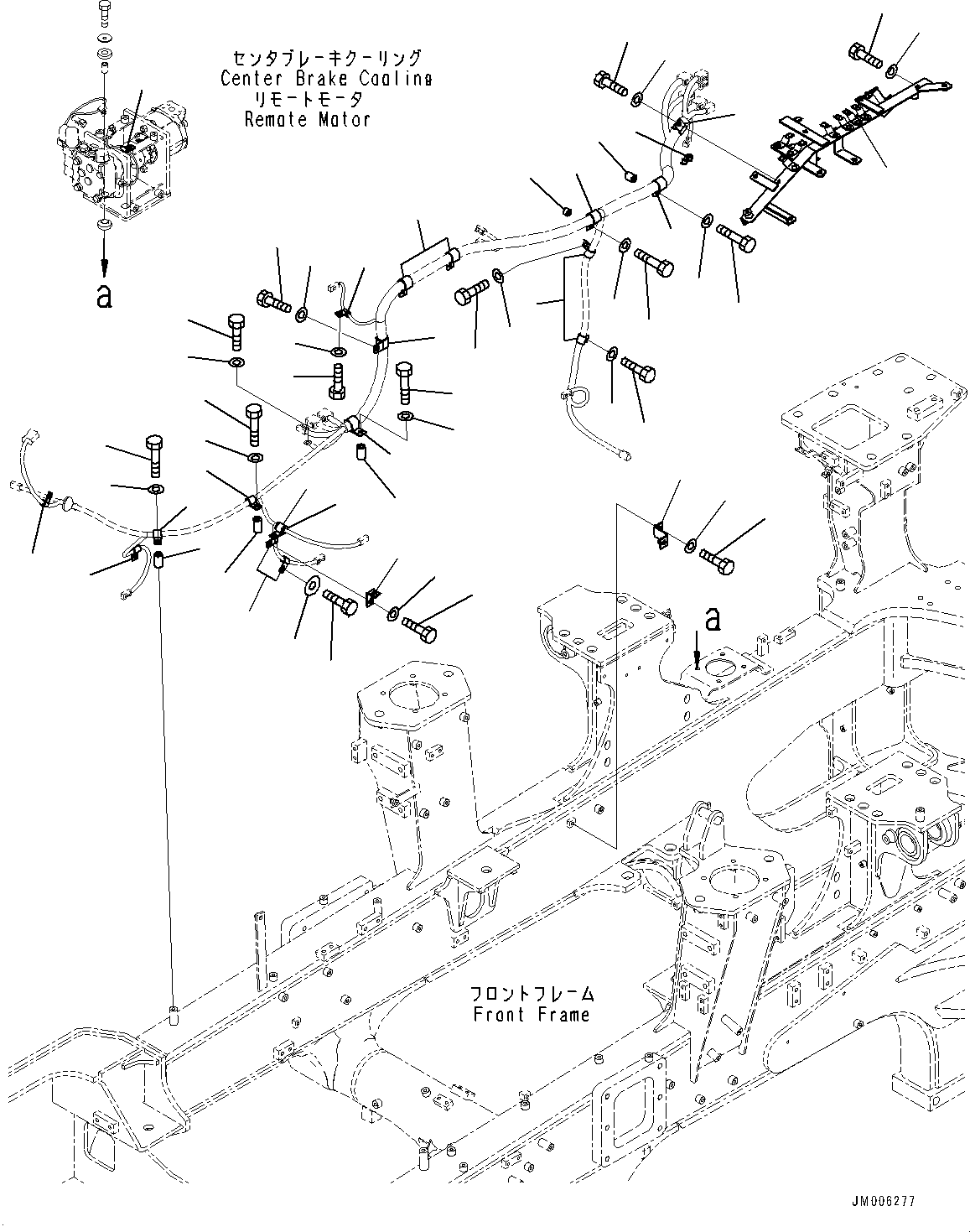 Dump Trucks Komatsu / HM400-5 S/N 10001-UP(0000863C) / Front Wiring Harness, Mounting, R.H. (#10001-)(E011007 : E0200-002007)