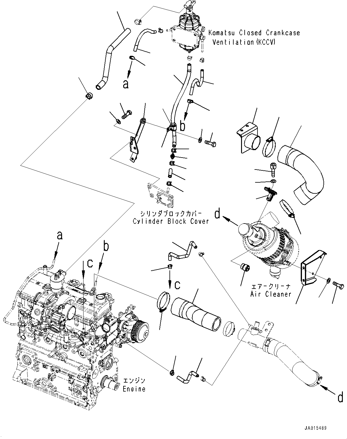 Excavators Komatsu / PC78US-10 S/N 30001-UP(0000868C) / Air Cleaner, Related Parts (#30001-)(B002002 : B0200-001002)