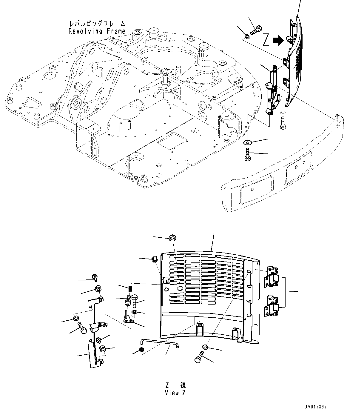 Excavators Komatsu / PC78US-10 S/N 30001-UP(0000868C) / Left Side Cover, Side Cover (#30001-)(M005002 : M1130-001002)