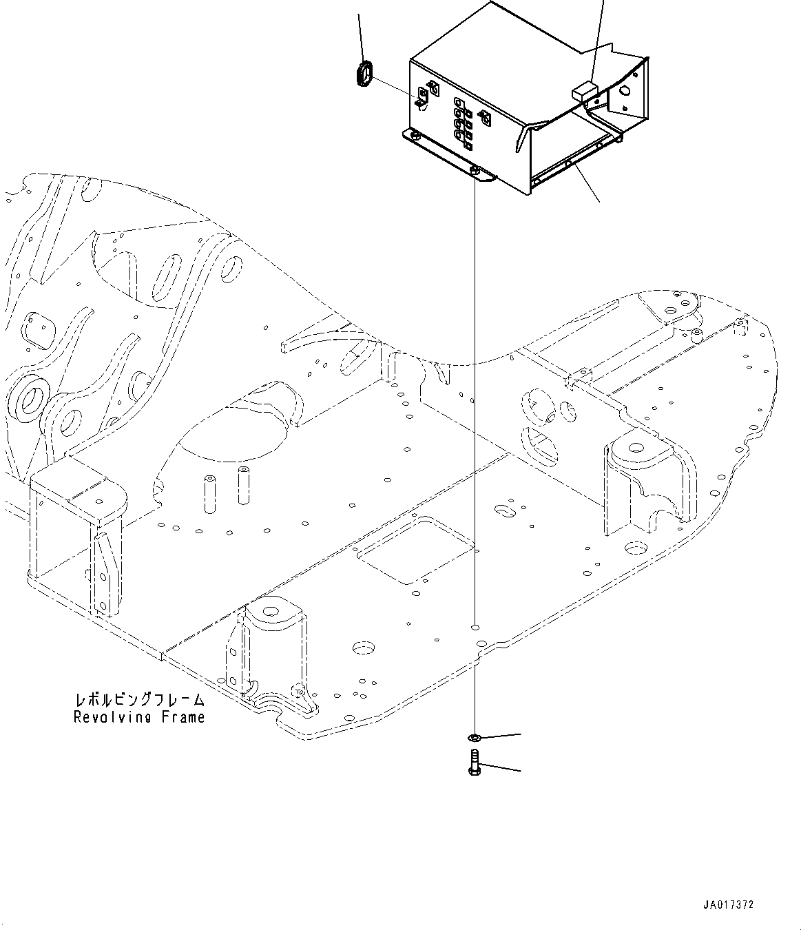 Excavators Komatsu / PC78US-10 S/N 30001-UP(0000868C) / Front Cover, Cover (#30001-)(M010001 : M1230-003001)