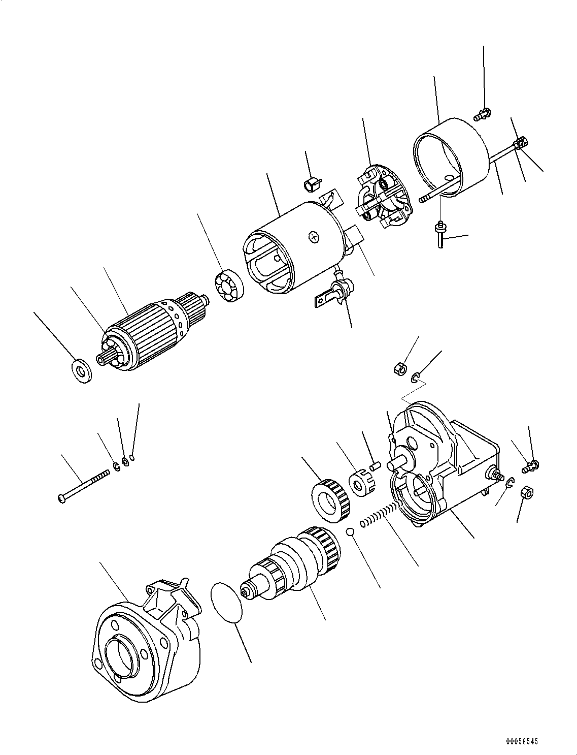 Komatsu parts book diagram for SAA4D95LE-7BB S/N 800001-UP (For D39EX-24/D39EXI-24/D39PX-24/D39PXI-24): ALTERNATOR, INNER PARTS (#800001-)